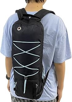 Oxygen Tank Backpack - Portable Cylinder Holder Bag Fits A, B, C, D, M2, ML6, M7 O2 Tank Carrier Pouch Accessories, 600D Oxford (21"Lx9"W)