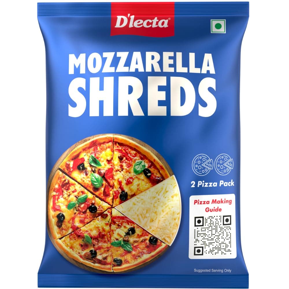 Shredded Mozzarella Cheese 140g – For Authentic, Stretchy Pizza