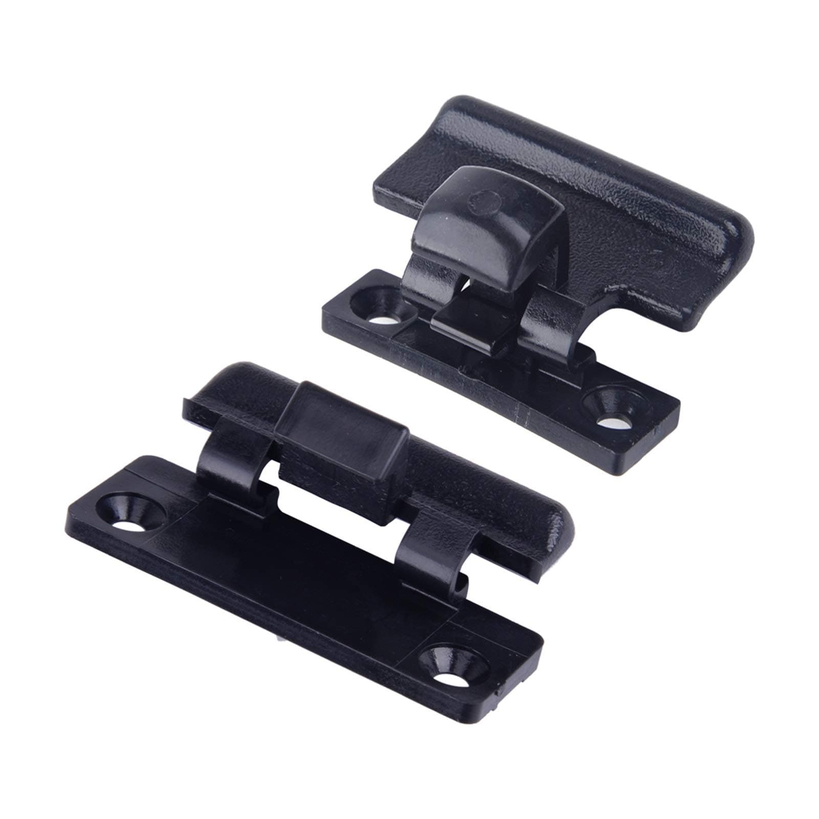 RJJX 1 Pair Upper Lower Armrest Box Lock Switch Snap Cover Black Fit For Mitsubishi Pajero V73 V75 V77 V93 V97 Montero Pajero Shogun