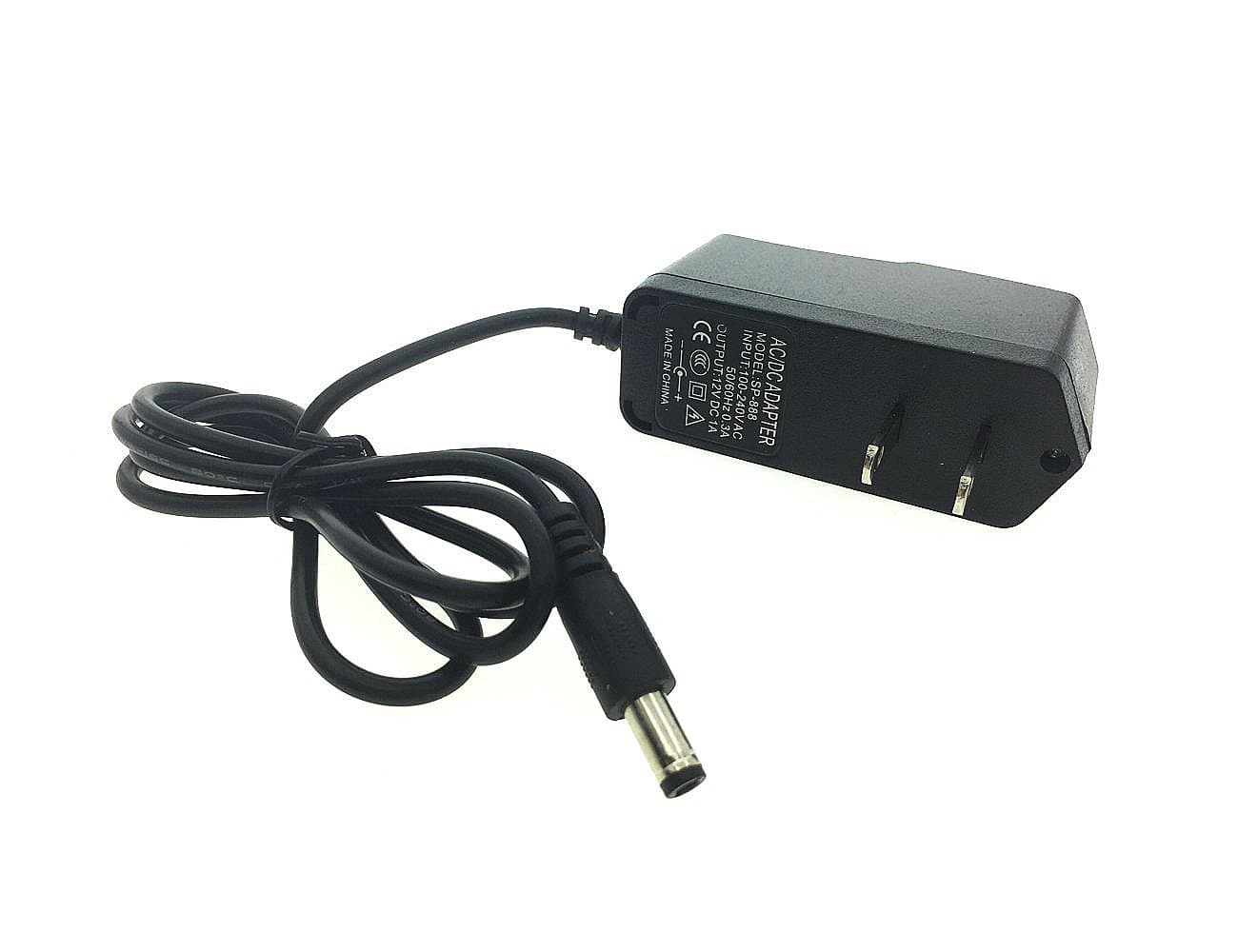 12V AC/DC Power Adapter 5.5mm x 2.1mm Plug 1A(1000MA) UL Listed Power Supply