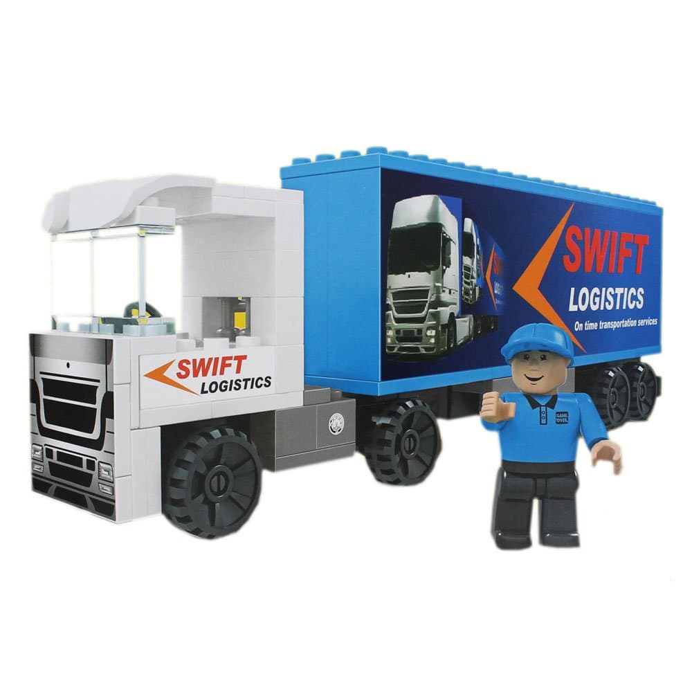 Click Bricks Delivery Truck Set (128-Piece)