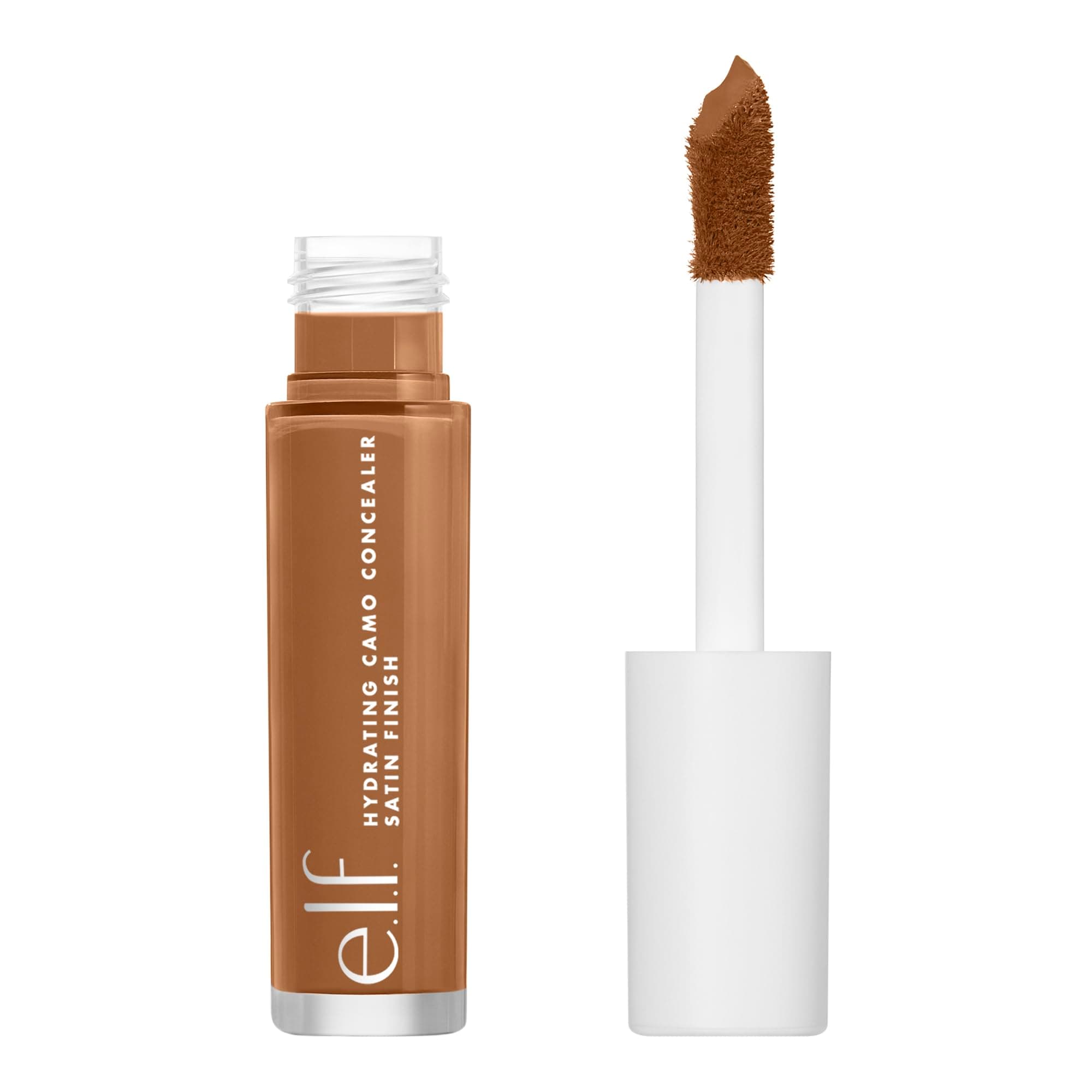 Hydrating Camo Concealer, Lightweight, Full Coverage, Long Lasting, Conceals, Corrects, Covers, Hydrates, Highlights, Deep Cinnamon, Satin Finish, All-Day Wear 6ml