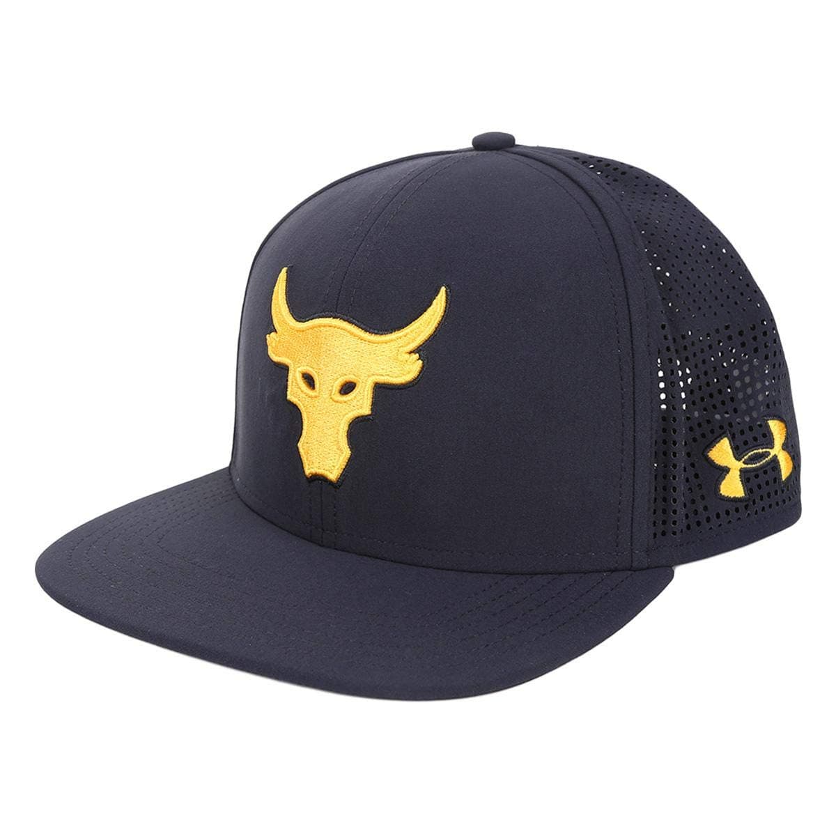 Under Armour Project Rock SuperVent Snapback Hat/Cap / UA The Rock Black