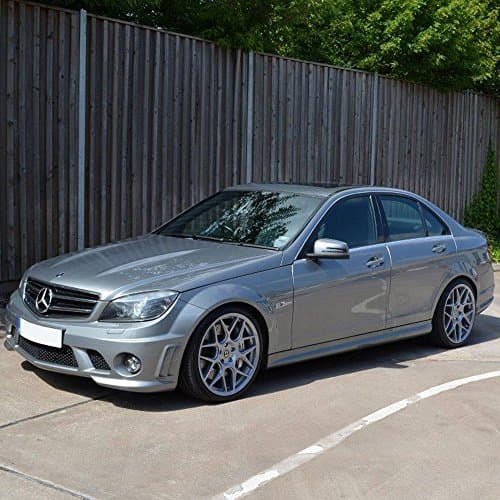 20" HRE Wheels FF01 Flow Form Silver Concave Rims Only Set Of 4 Includes Vibe Motorsports License Plate Frames Fits Mercedes Benz W219 Cls500 Cls550