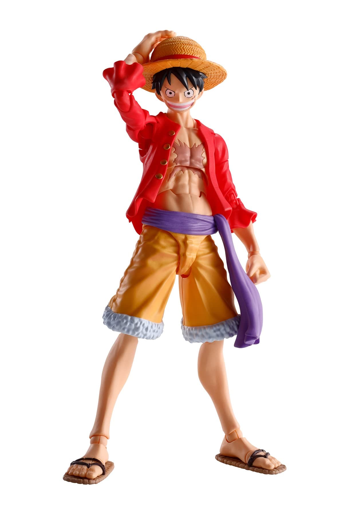 TAMASHII NATIONS - Monkey.D.Luffy -The Raid on Onigashima- One Piece, Bandai Spirits S.H.Figuarts, 5.7 Inch (Pack of 1)