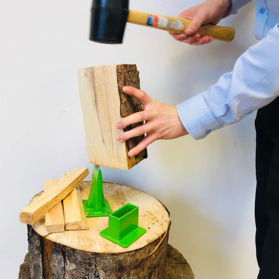 Forest Master Smart Log Splitter Kindling Axe Splitting Base Blade Wood Cutting Log Splitter Timber