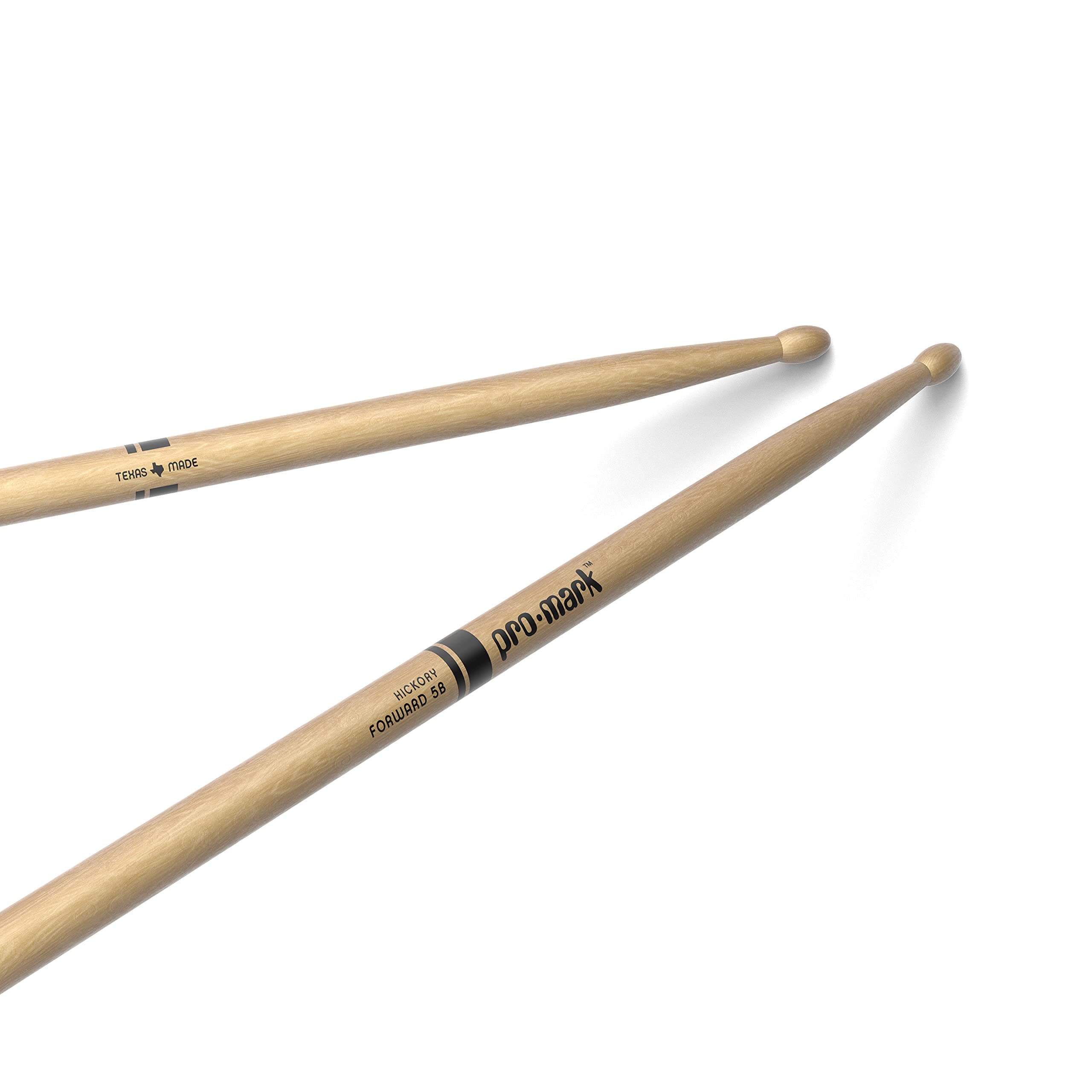 American Hickory Classic 5B Drumsticks, Oval Tip, Single Pair