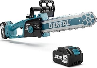 12" Electric Chainsaw Cordless, 20V Battery Power Chain Saw, Battery Chainsaw with 4.0Ah Battery and Charger, Mini Chainsaw Cordless