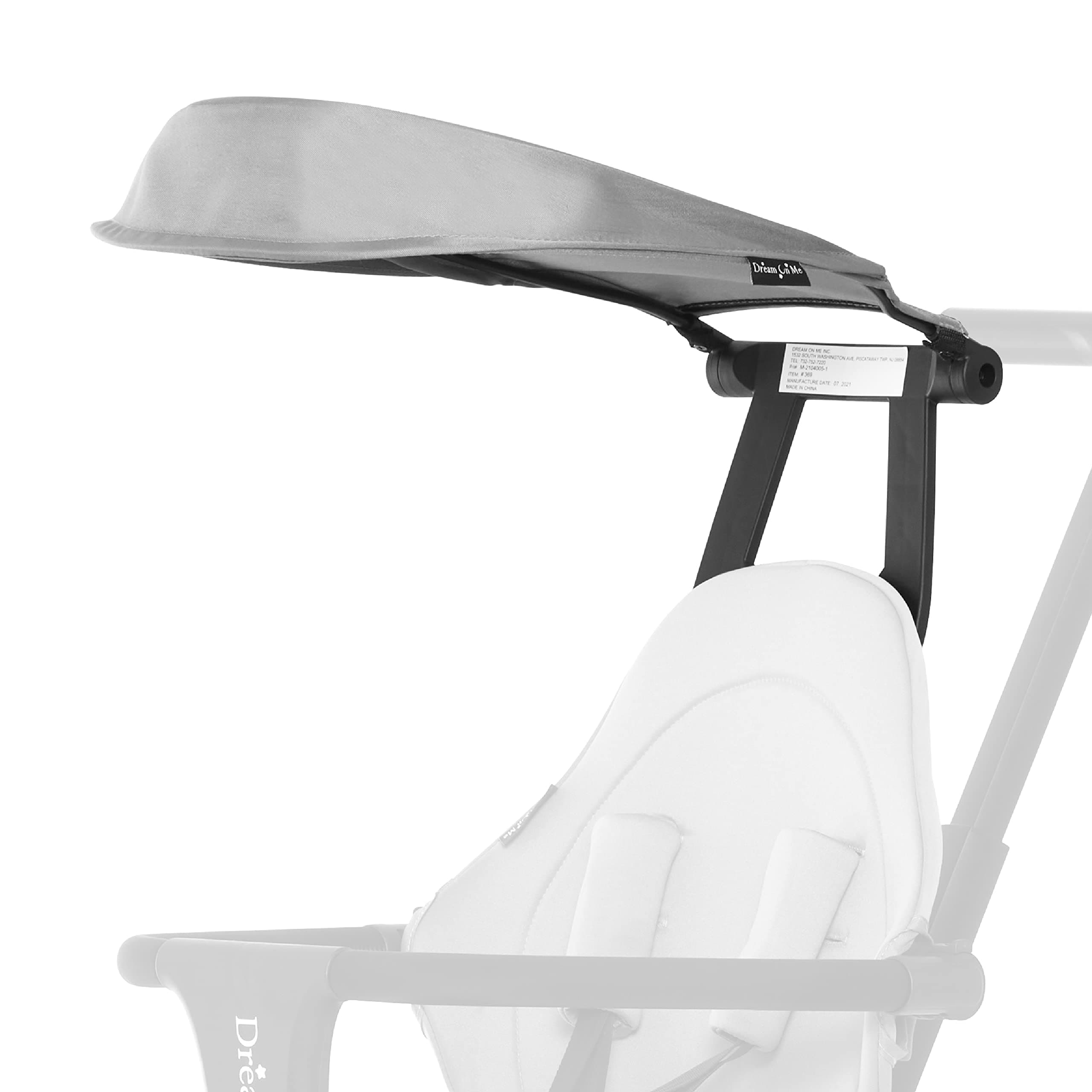 Dream On Me Drift Rider Stroller Canopy, Gray