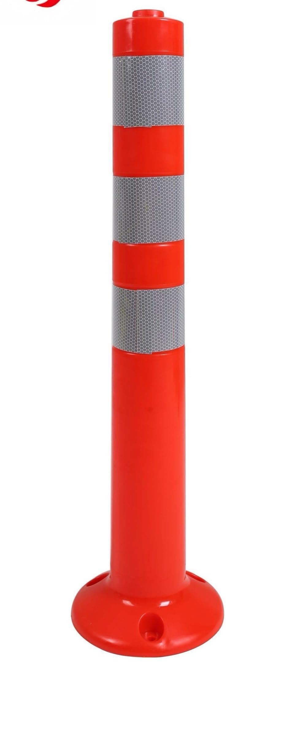 Reflective Traffic Warning Post Bollards Durable and Weather Proof for Enhancing Safety on Construction Sites, Road works, Parking Lots, Pedestrian Crossings, School Zones and Event Management