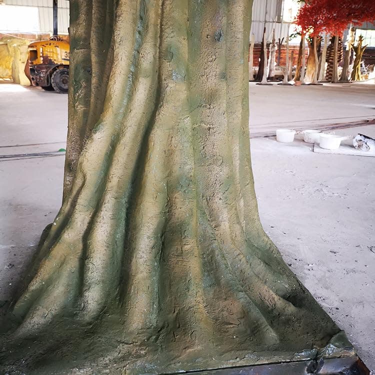 EUEUE Fake Tree Simulation Tree Indoor Simulation Green Plant Large Banyan Tree Shopping Mall Hotel Floor Landscape Landscaping Atmosphere Decorative Tree 2m