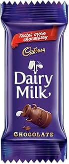 Cadbury Dairy Milk Chocolate Bar, 13.2 Gram (Pack Of 50)