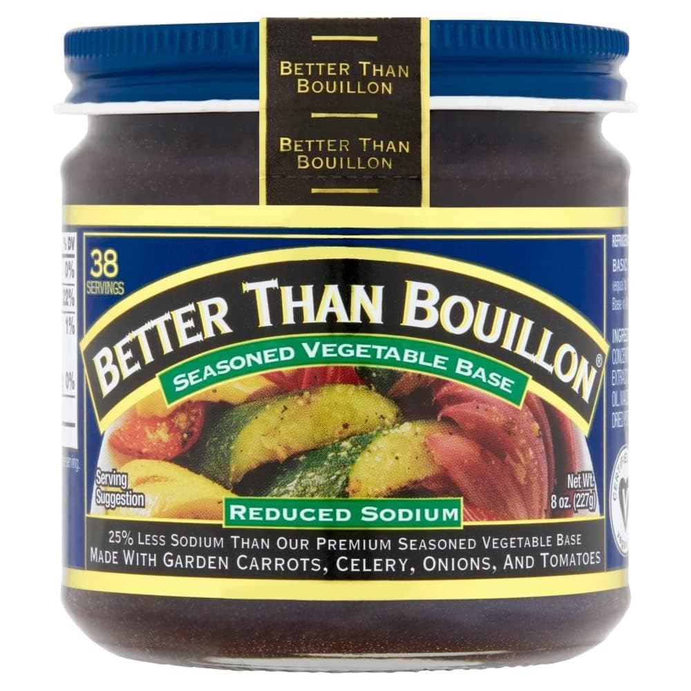 Better Than BouillonOrganic Reduced Sodium Vegetable Bouillon Base, 8 OZ (Pack - 1)