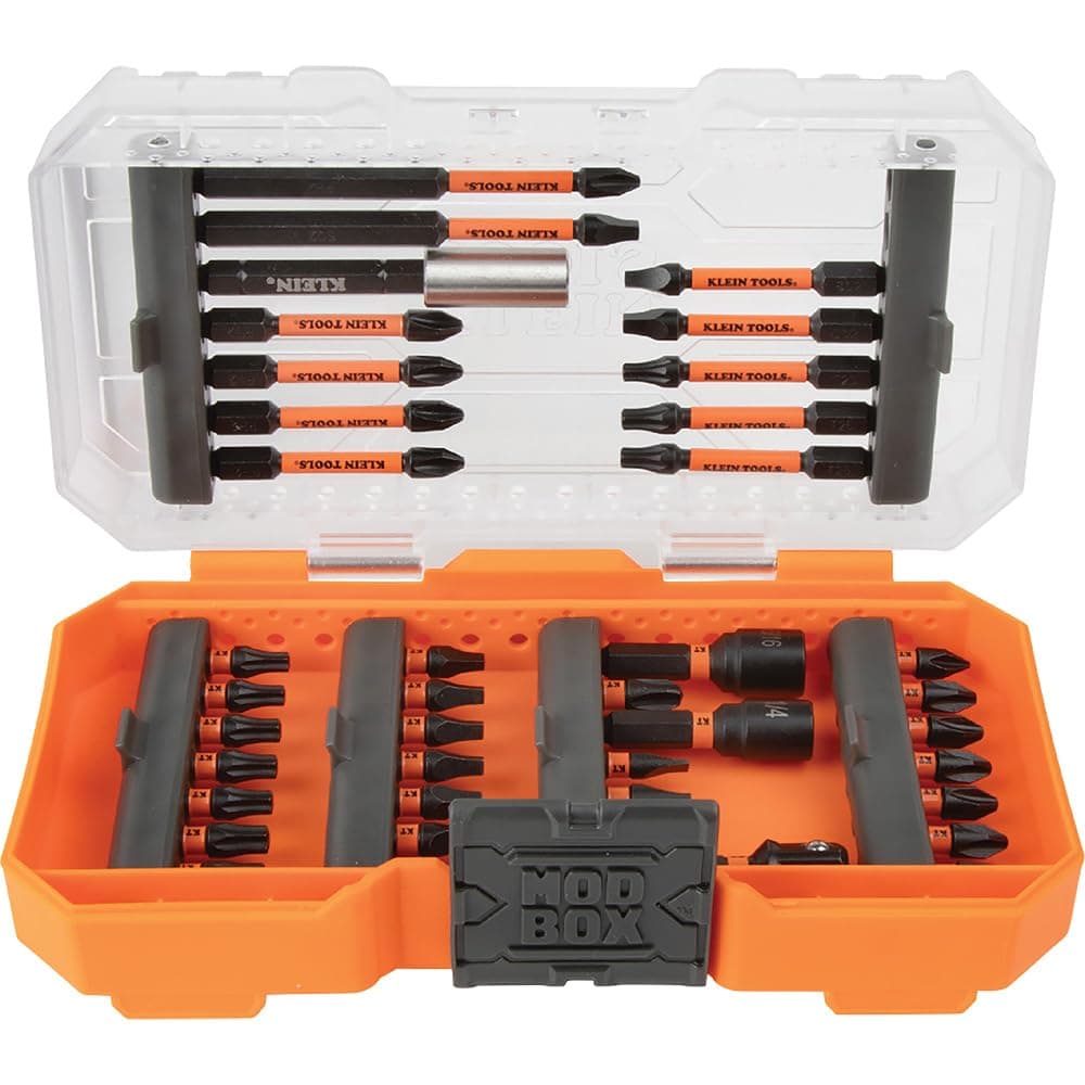 Klein Tools 33801 Impact Driver Bit Set with Magnetic Nut Drivers, ProFlex S2...