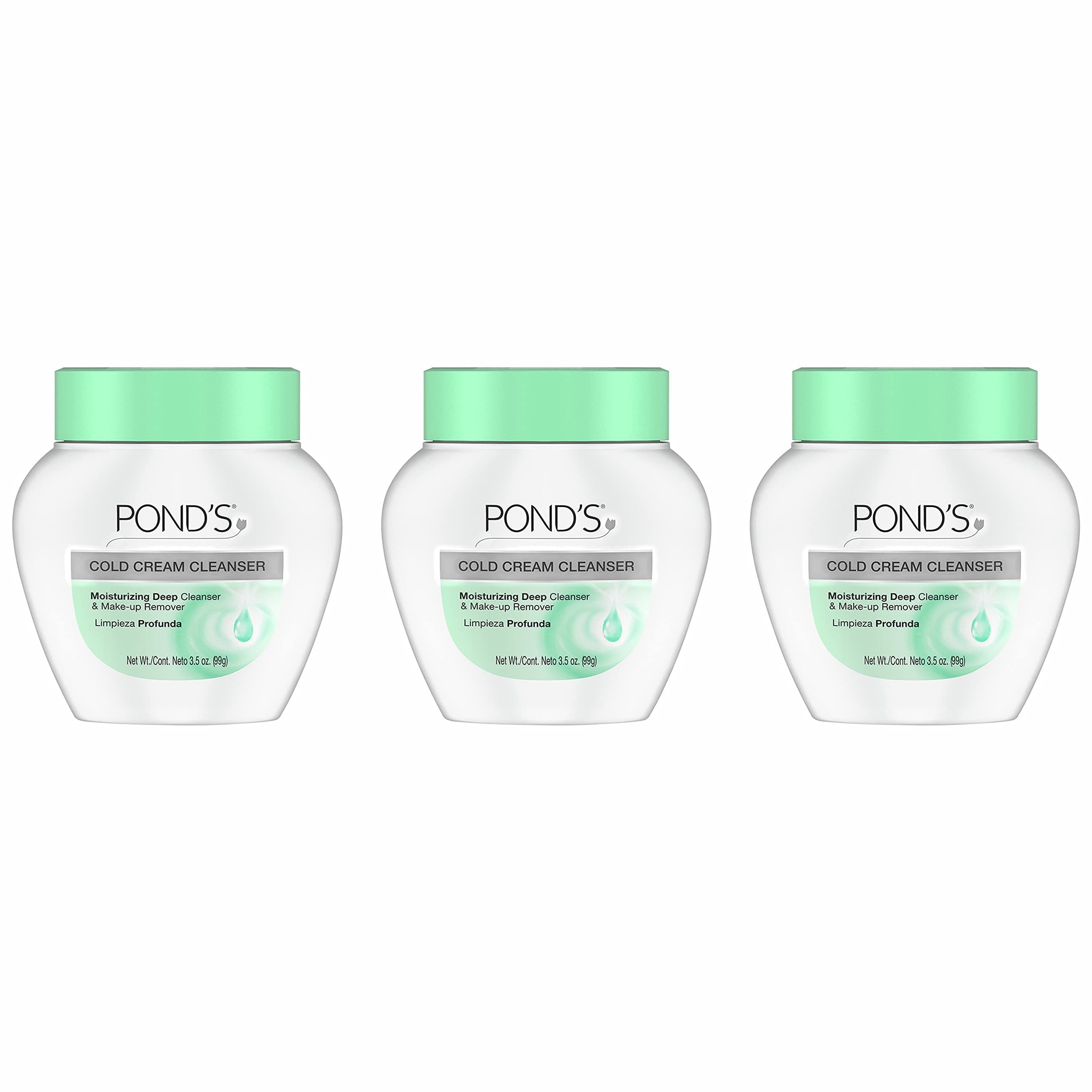 Pond's Cold Cream, Cleanser, 3.5 oz, 3 count