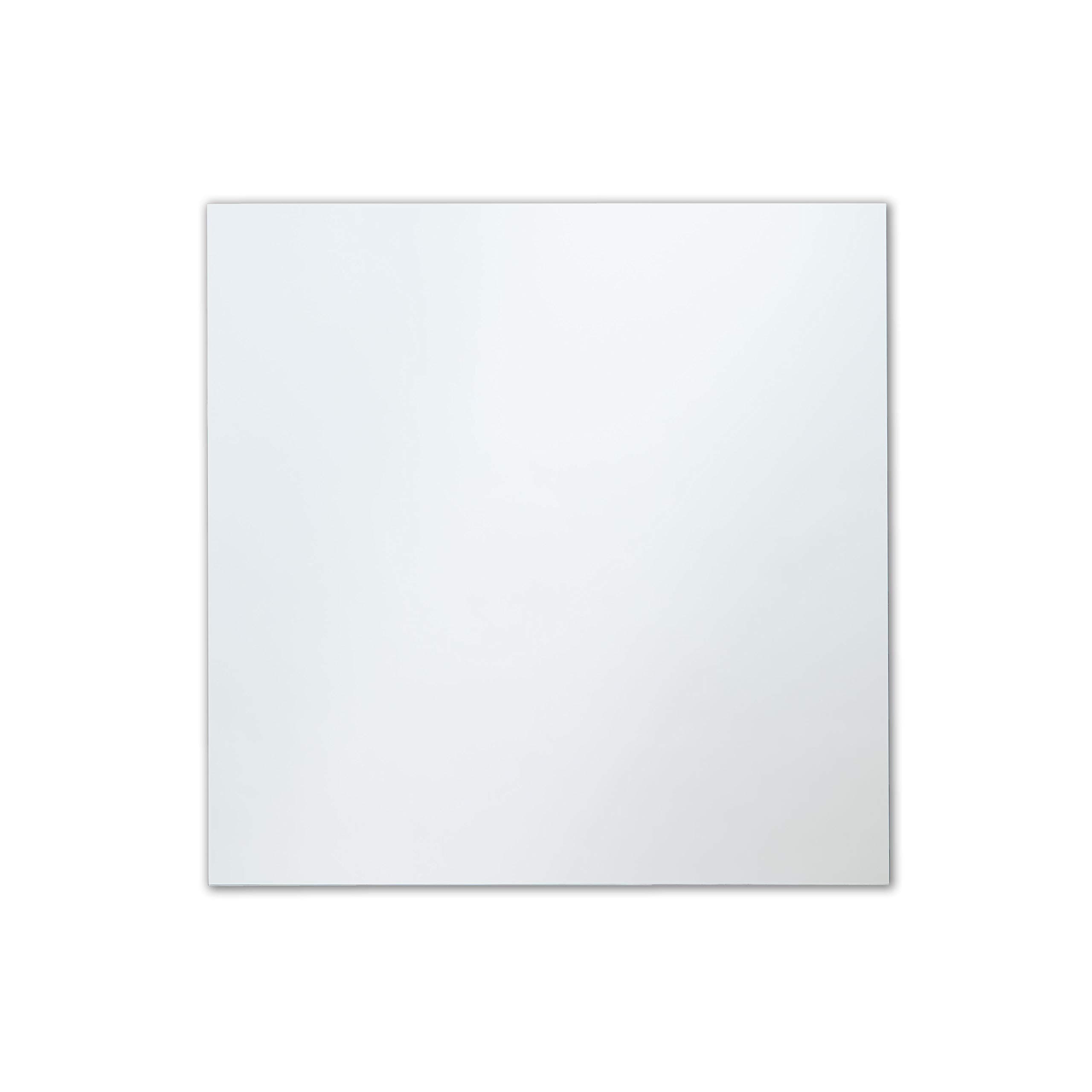 Better Bevel 30" x 30" Frameless Square Mirror | Polished Edge | Bathroom Wall Mirror