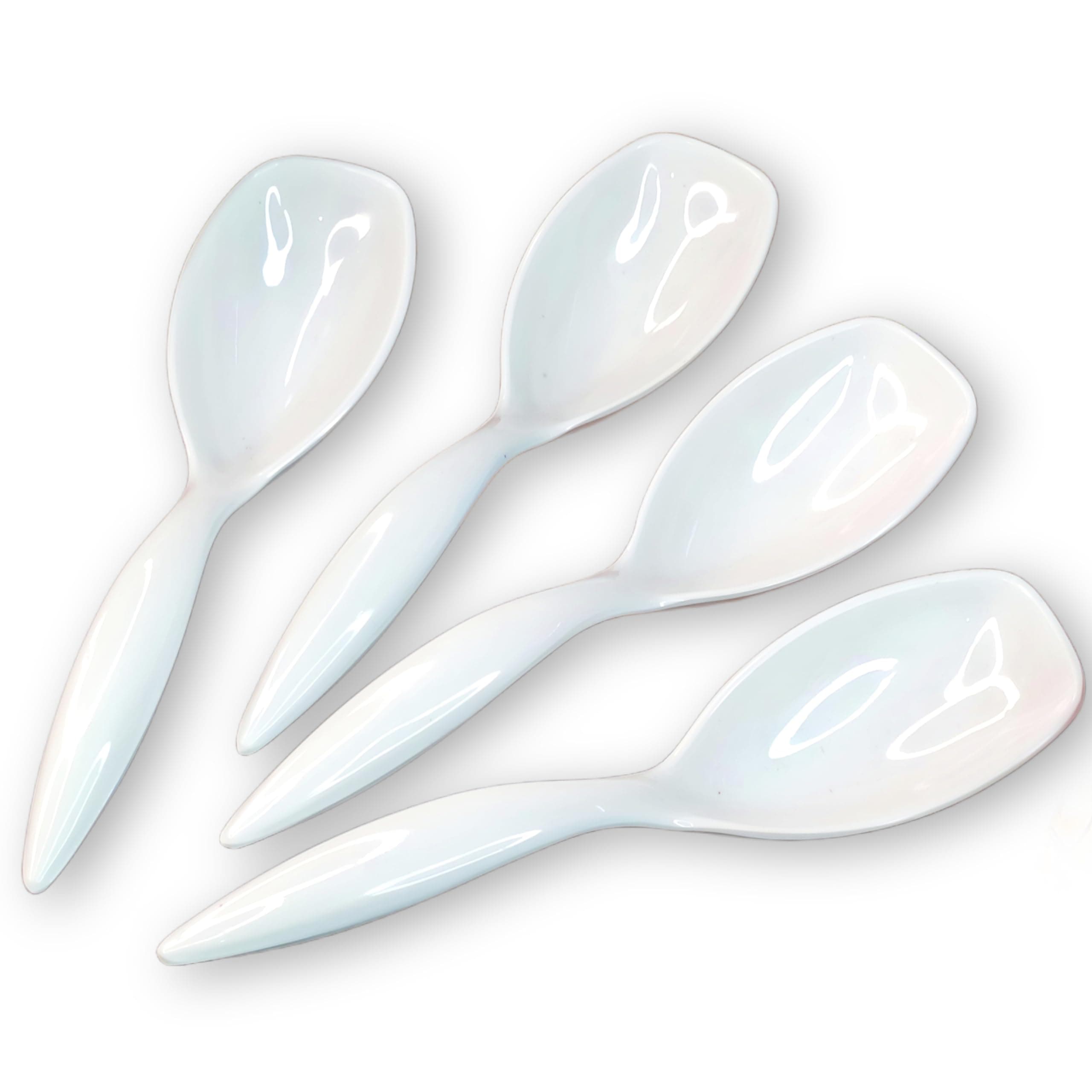 Serving Spoon Long Handled Serving Spoon Melamine Tableware (Serving Spoons Set of 4 Piece) ,25 Cm