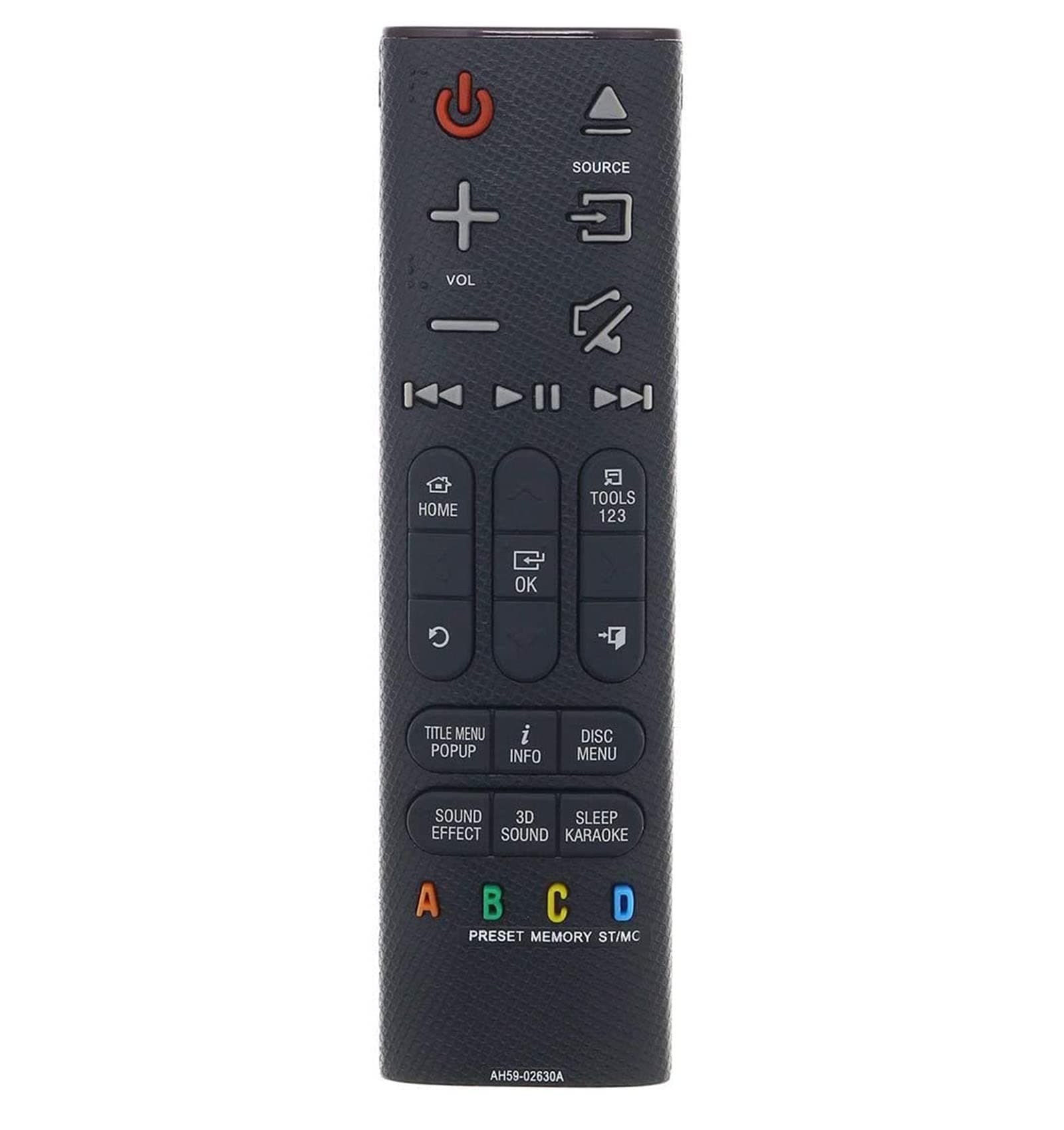VINABTY AH59-02630A Replacement Remote Control Applicable For Samsung Blu-ray Home Entertainment Systems Compatible Models HT-H6500WM HT-H6530WM HT-J7500 HT-J7750 HT-J7500W HT-J7750W HT-H7750WM