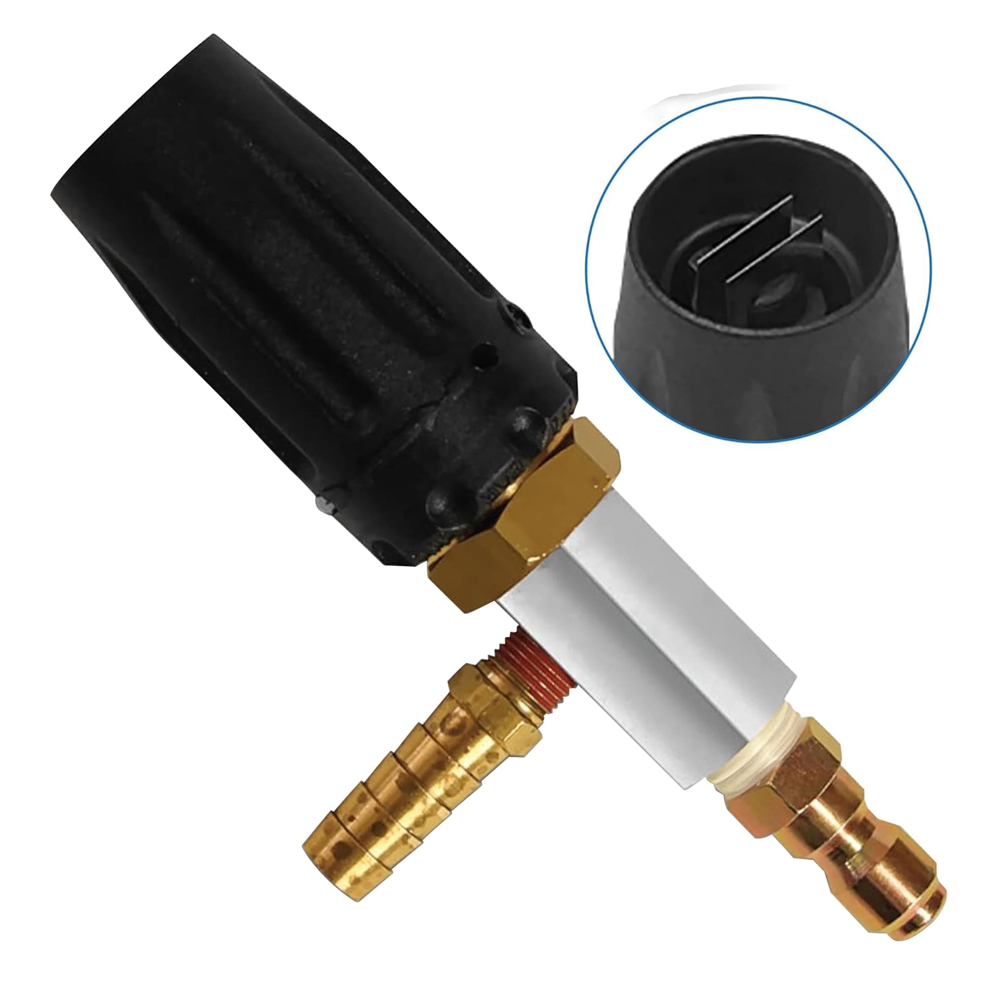 X-Jet M5 Nozzle Only #13 - Adjustable Long-Range External Injection Pressure Washing - From 0 to 60 Degree Spray Pattern - Replacement Nozzle for X-Jet M5 Kit- W/ 2000 to 4500 PSI 4-4.5 GPM