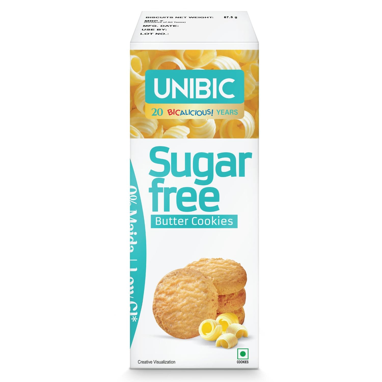 Unibic Sugarfree Butter 75 Grams