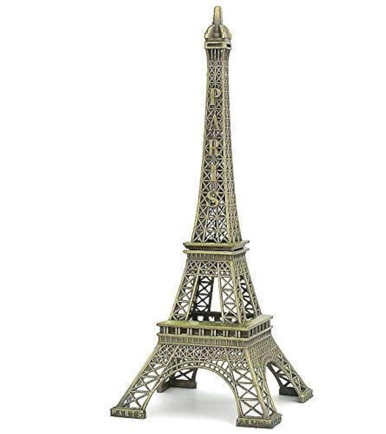 FERRYWALA Metal Eiffel Tower Statue, 5 inch, Grey
