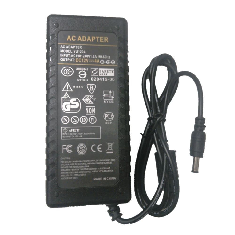 12V 3A 4A 5A 6A 7A 8.5A 10A AC DC Adapter 36W 48W 60W 72W 84W 102W 120W Switching Power Supply (12V4A)