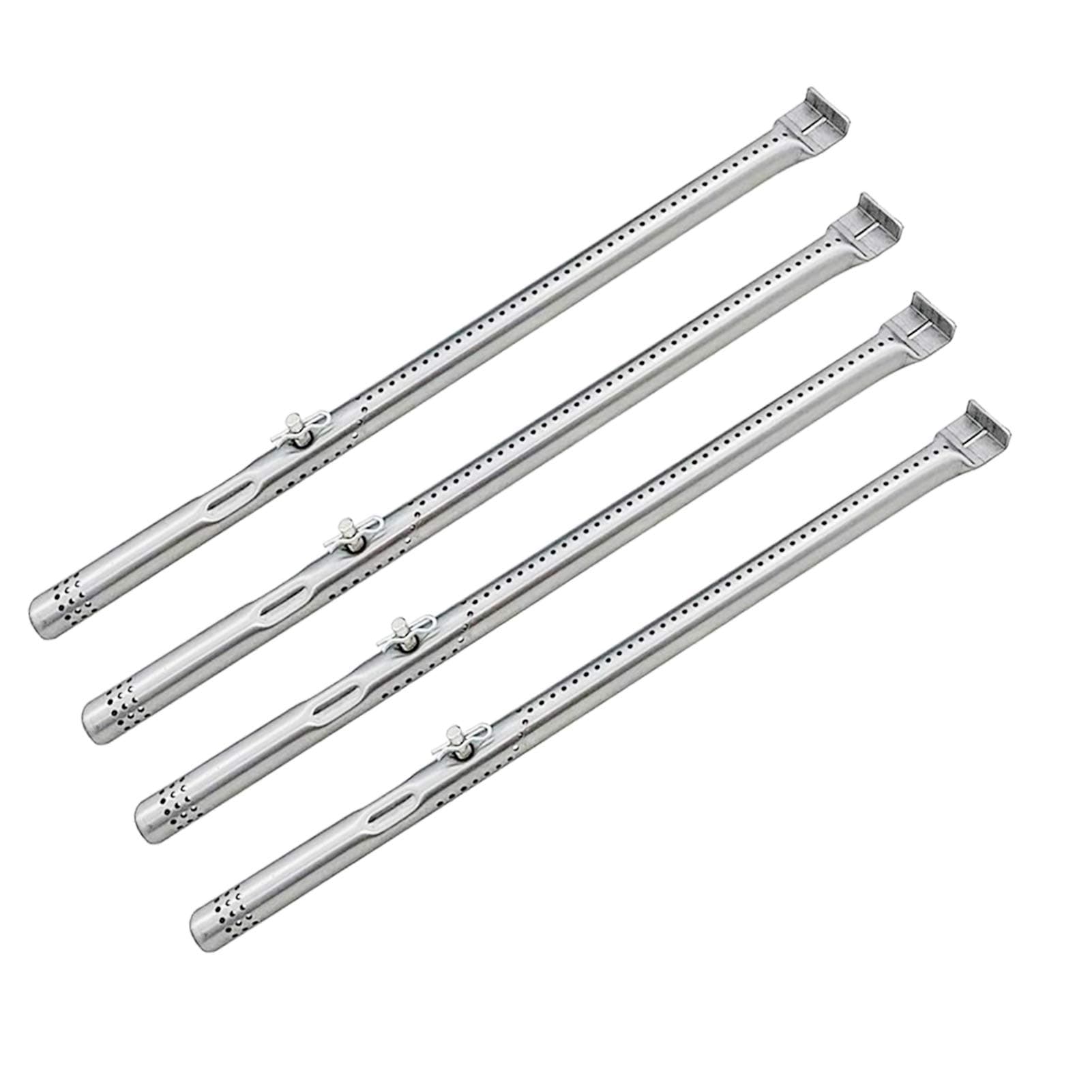 4-Pack 14 3/8 Inch Burner Replacement for Charbroil 463242715, 463242716, 463240015, 463240115, 463242515, 463276016, 463343015, Tube Pipe Burner Replacement Part