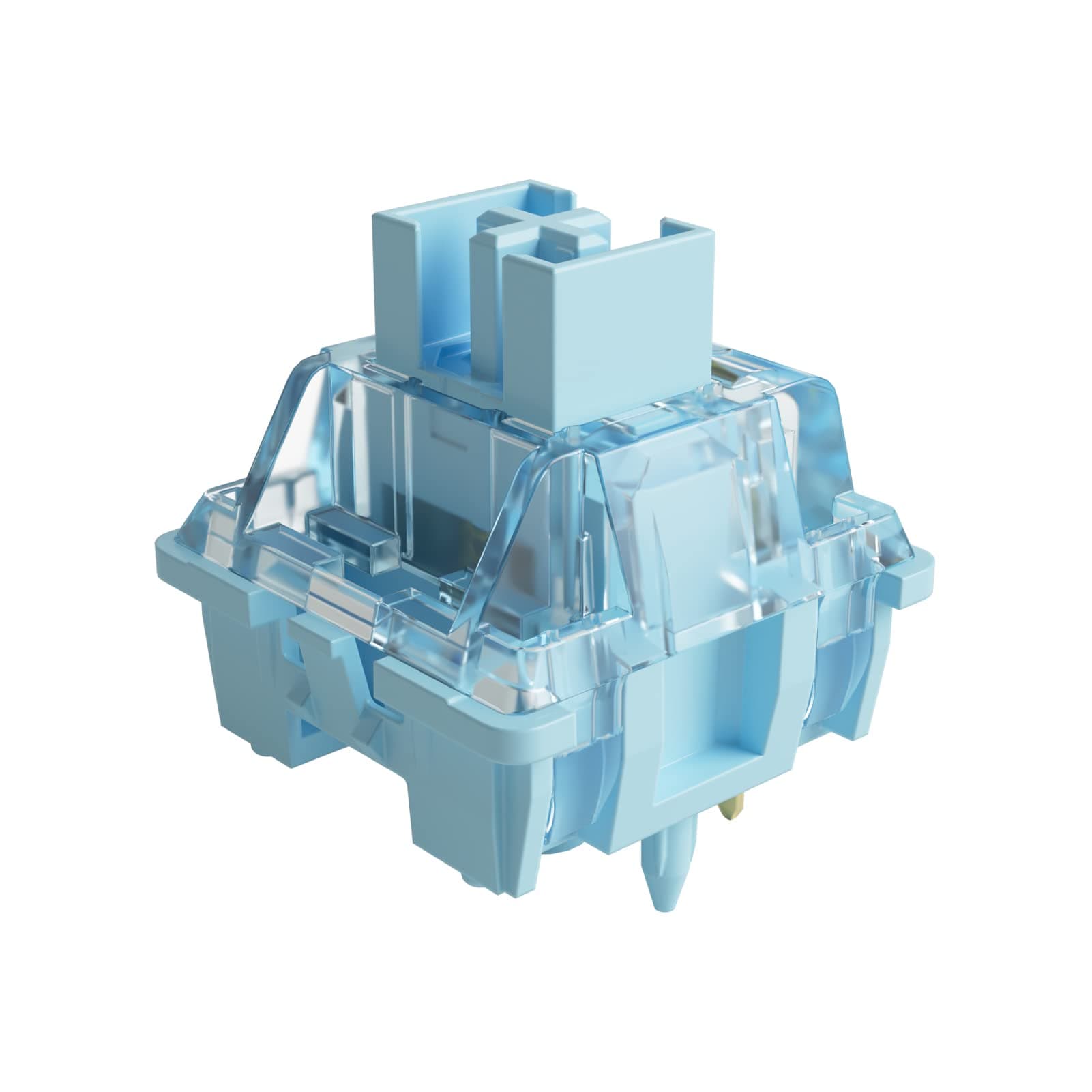 Akko V3 Cream Blue Pro Keyboard Switch with Dustproof Stem for Mechanical Gaming Keyboard, 5-Pin 45gf Tactile Switches (45pcs)