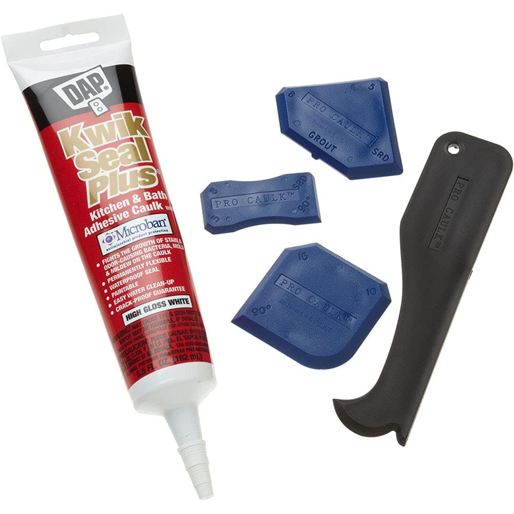 DAP PROCAULK-RET 4 Piece PRO Caulk Tool Kit, Blue