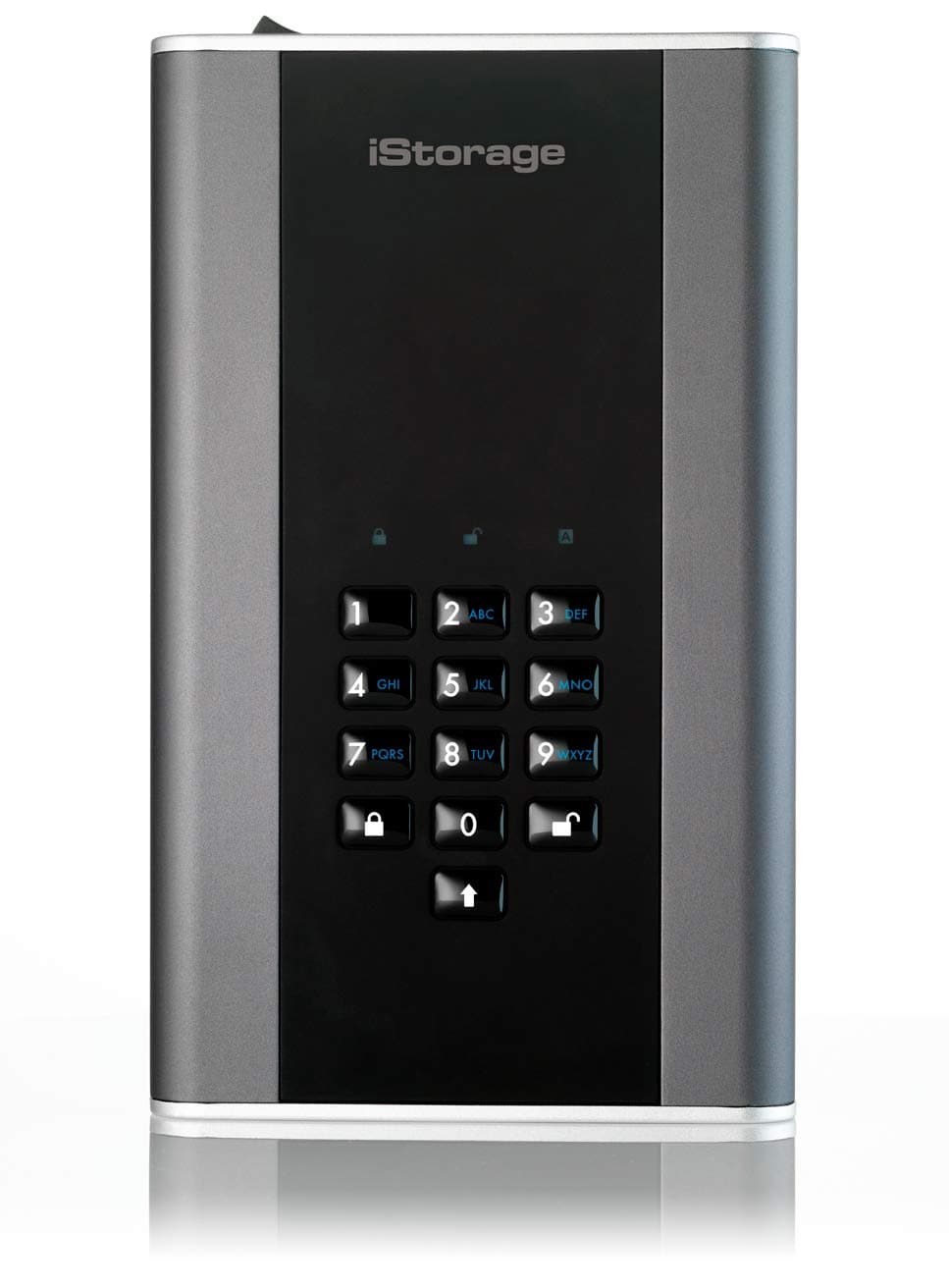 diskAshur DT2 20 TB - Secure Encrypted Desktop Hard Drive - FIPS Level-2 - Password protected - Dust/Water Resistant