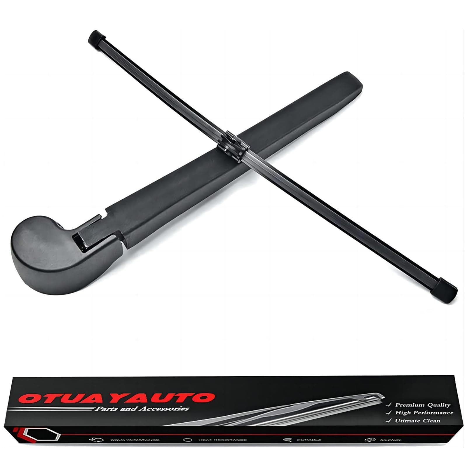 OTUAYAUTO Replacement for Porsche Cayenne 2011-2017 Vehicles, Rear Windshield Back Wiper Arm Blade Set - Factory OEM Replacement 95862804000