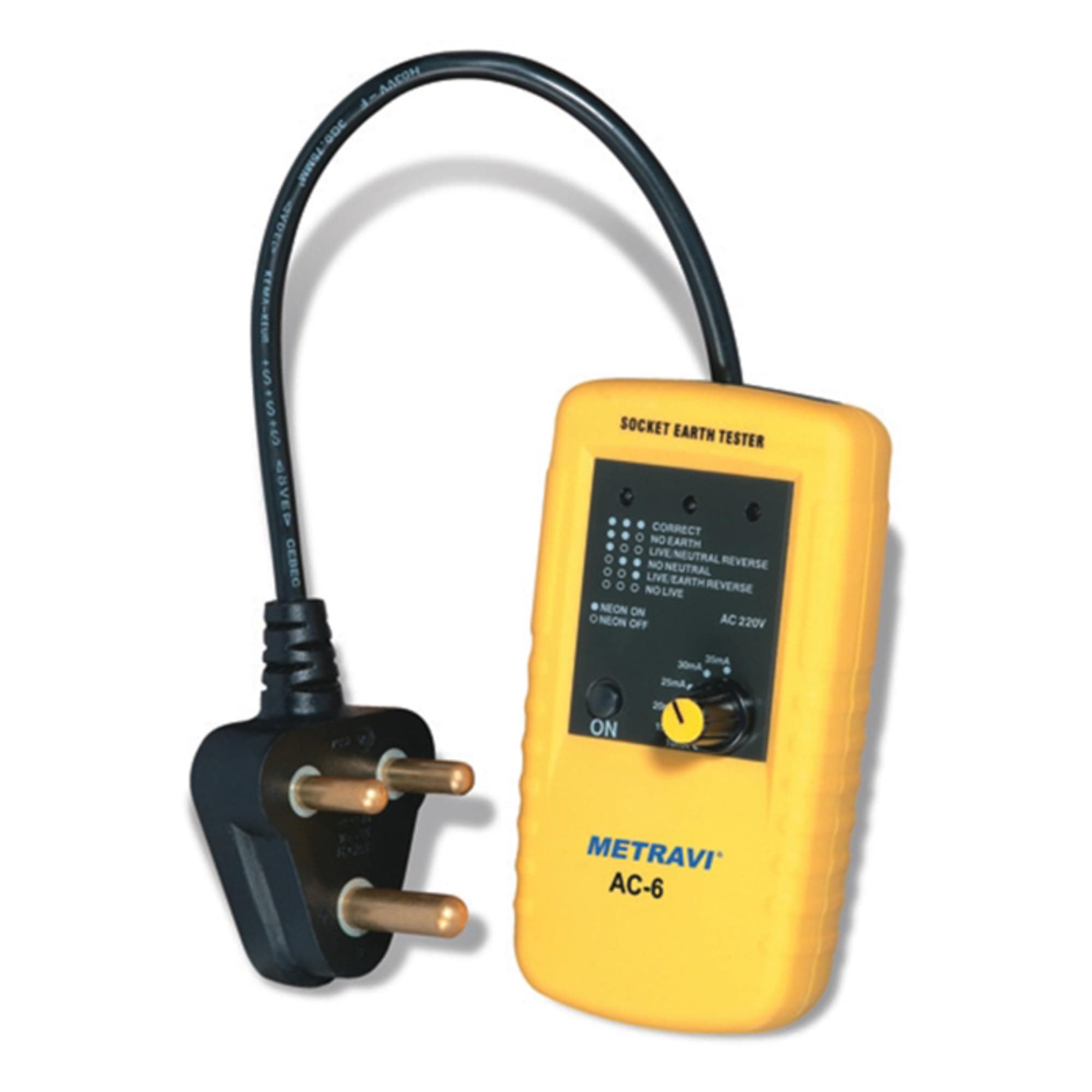 Metravi AC-6 Power Line Tester