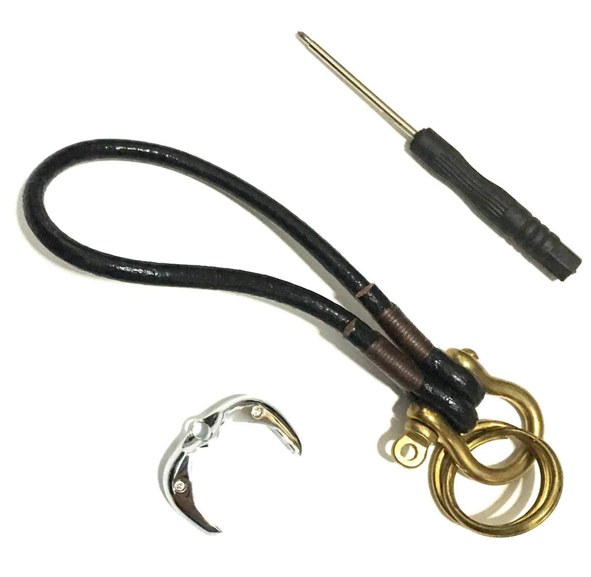 Key Holder for Can Am Ryker Accessories Ignition Key Case Fobs Cover Chrome with Cord