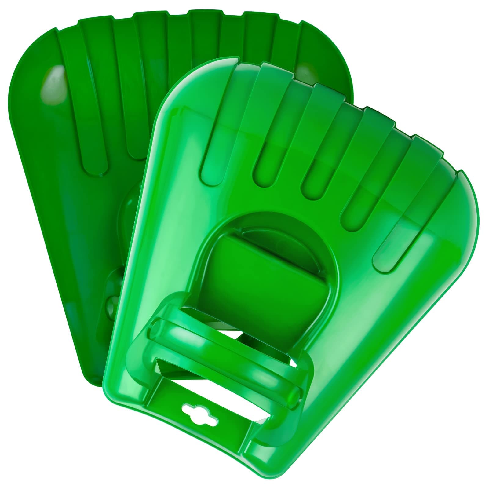 Large Leaf Scoops, Perfect for Fast Leaf & Lawn Grass Removal in Lawn, Garden, Yard, Lightweight and Enduring Leaf Claws, 2-Pack