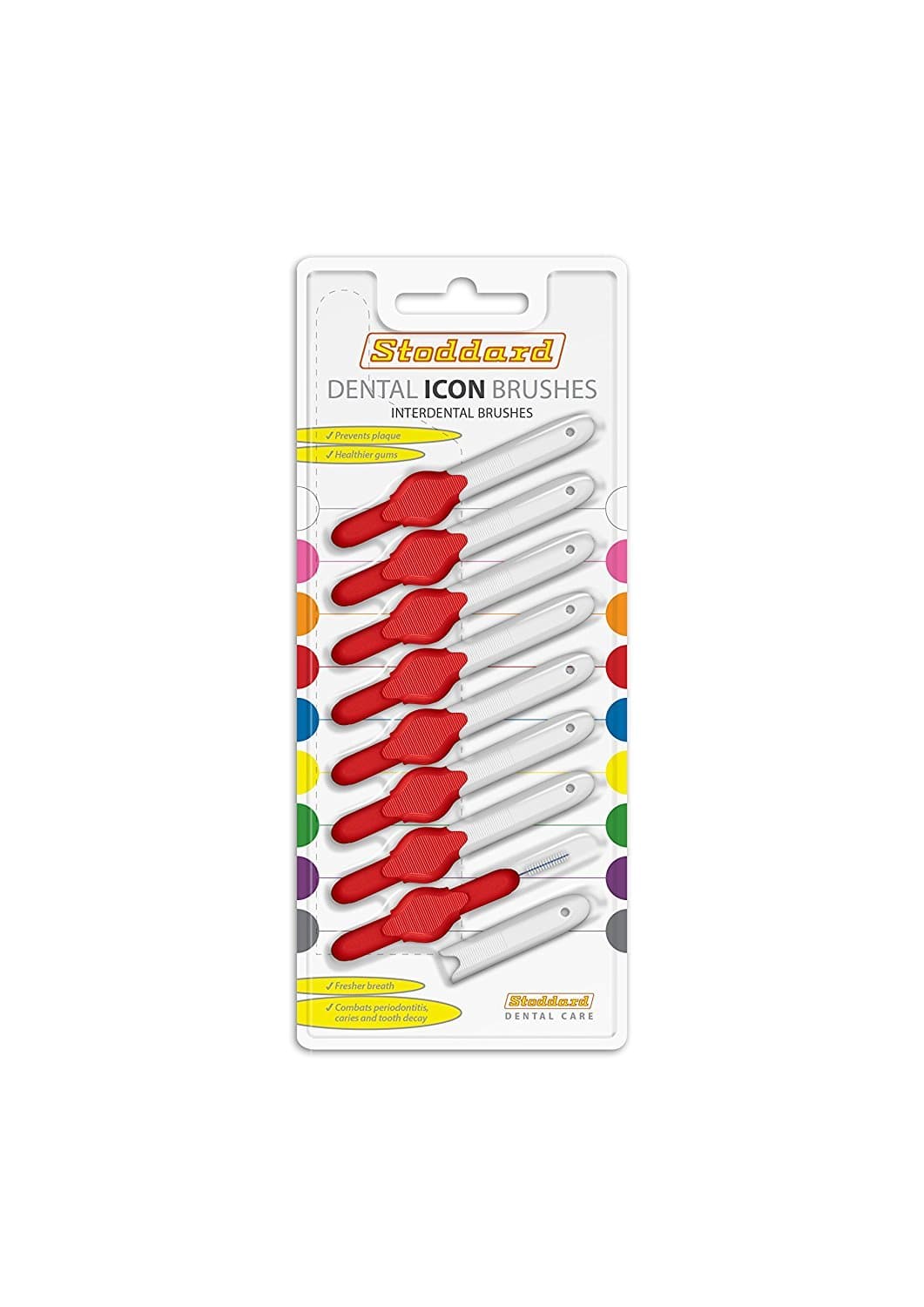 Stoddard Icon Interdental Brush - 0.5 Red - 8 per Pack