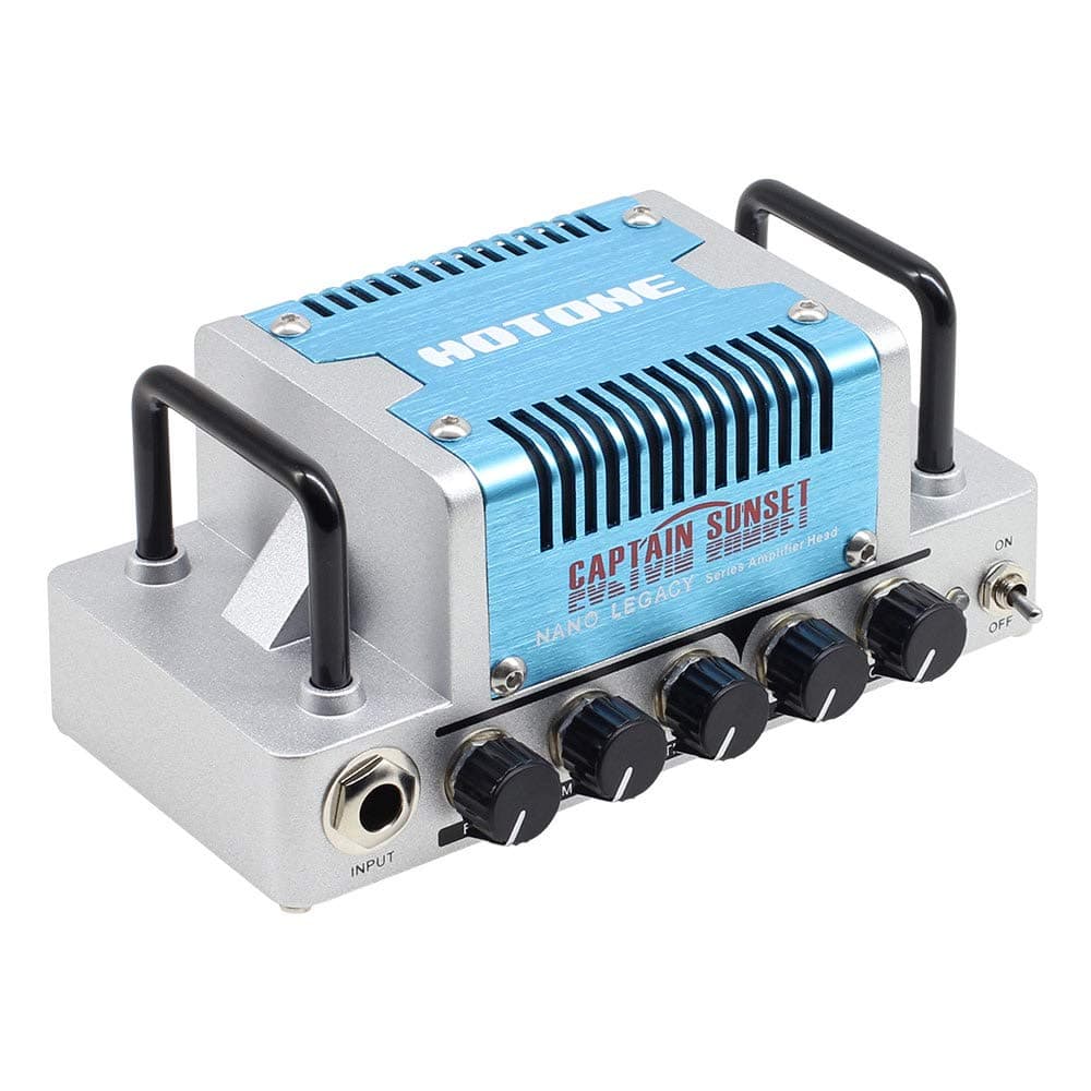 Hotone High Gain Guitar Amp Head 5 Watts Class AB Amplifier with CAB SIM Phones/Line Output Captain Sunset