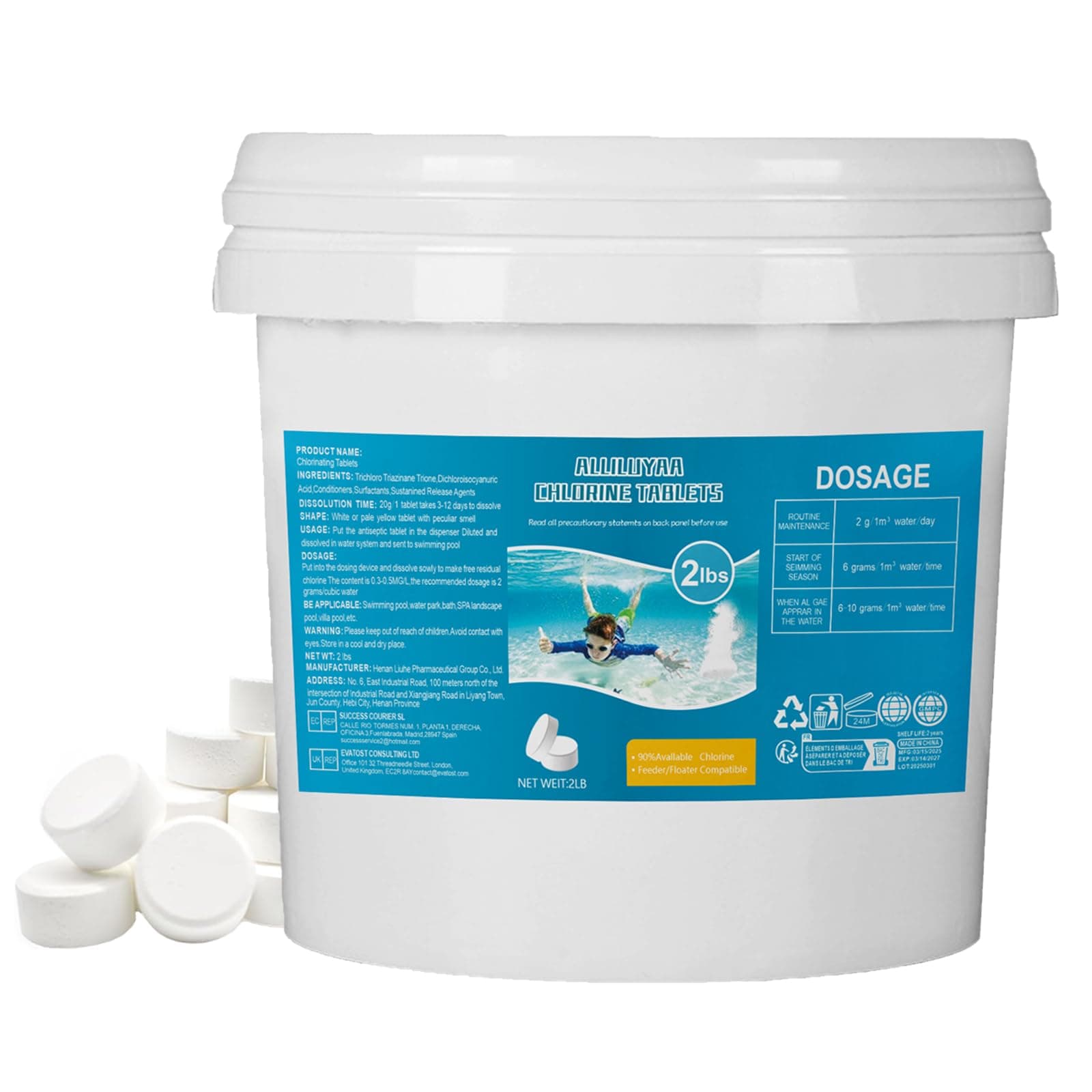 Chlorine Tablets for Swimming Pool (50)