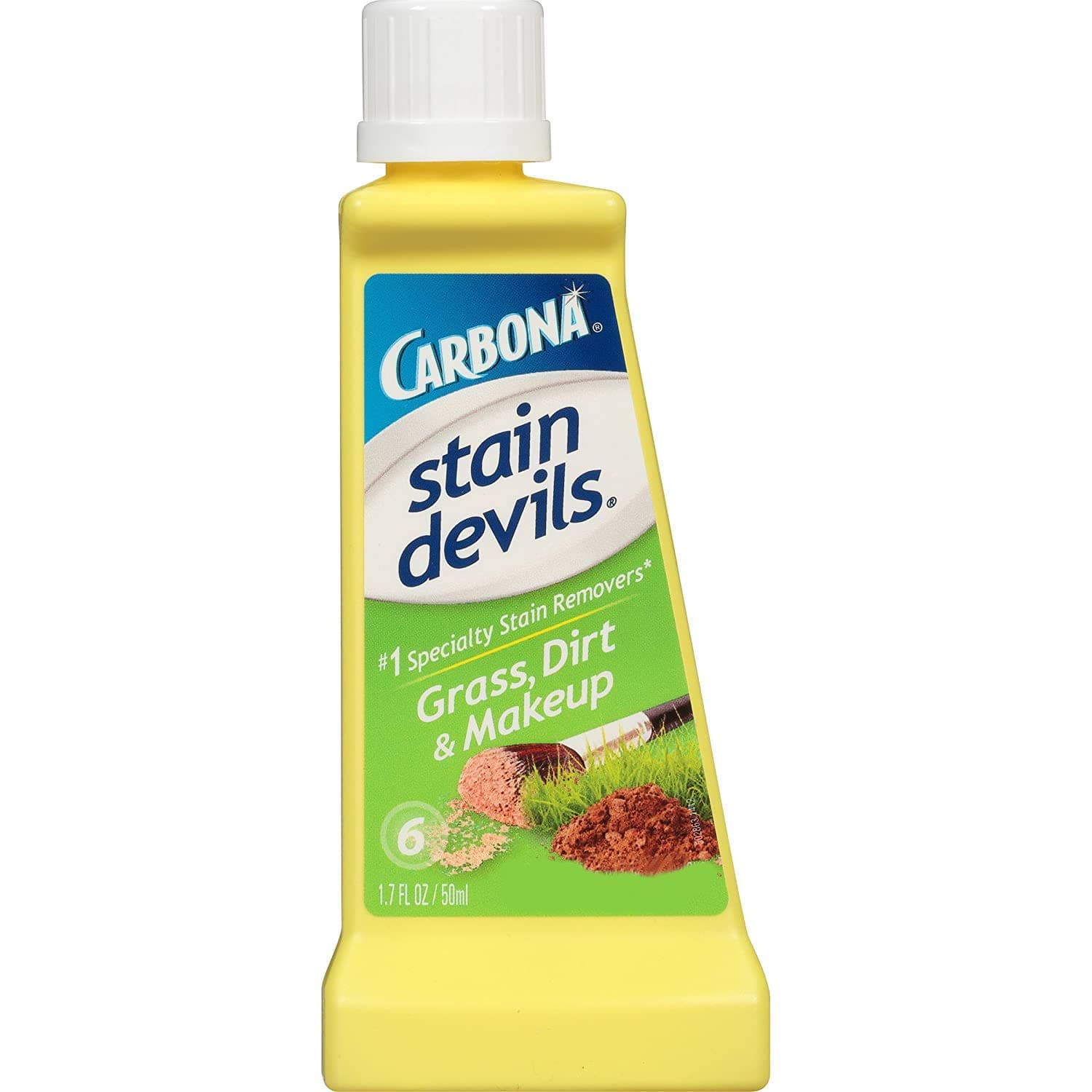 Carbona Safe and Effective Stain Devils Food Coloring Grass, Mud, Clay, Makeup & Dirt 1.7 fl oz (50 ml) - Multicolor