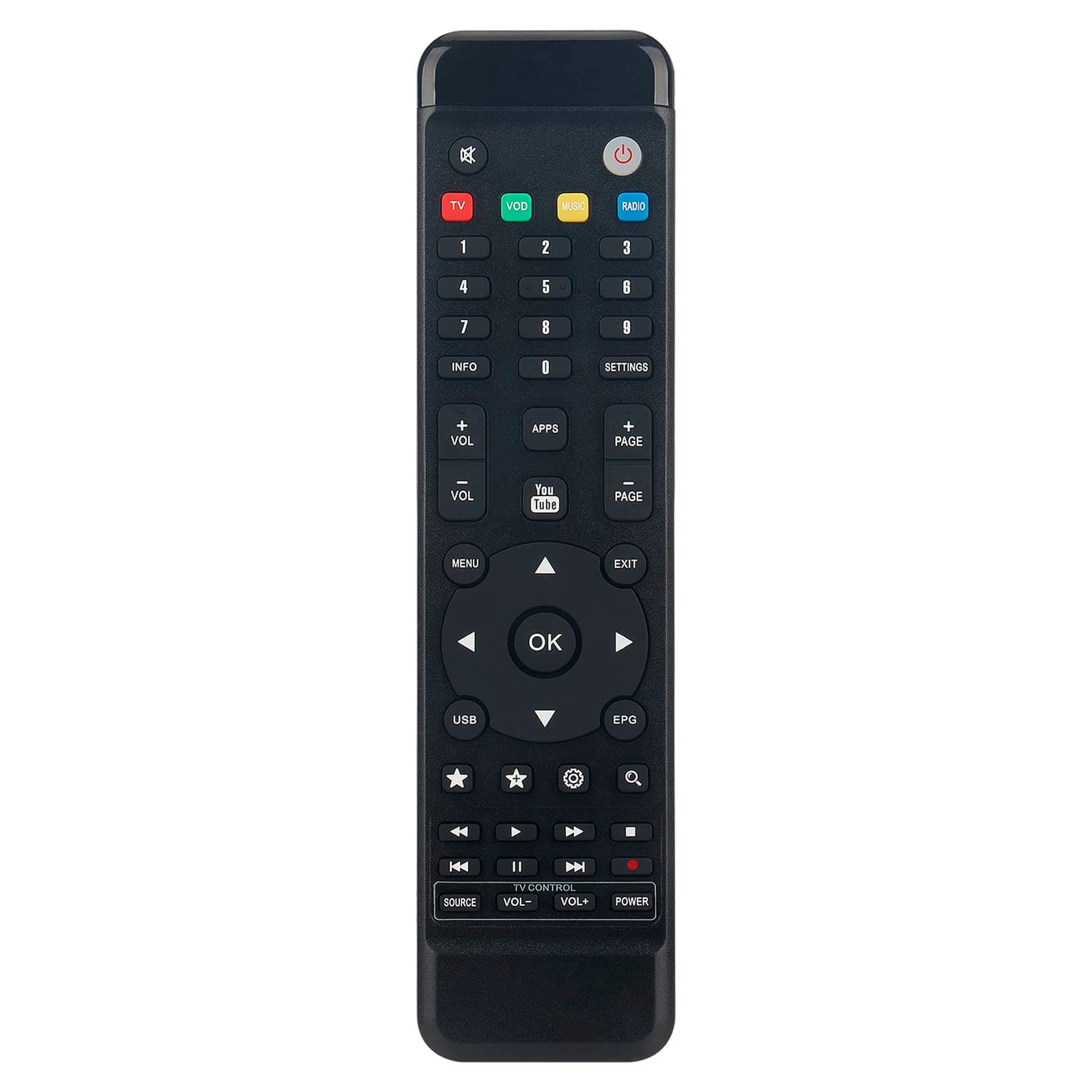 ALLIMITY Replace Remote Control fit for REDLINE GOLDENbox TS-4000-HD-PLUS TS4000HD 8000 2500 G500