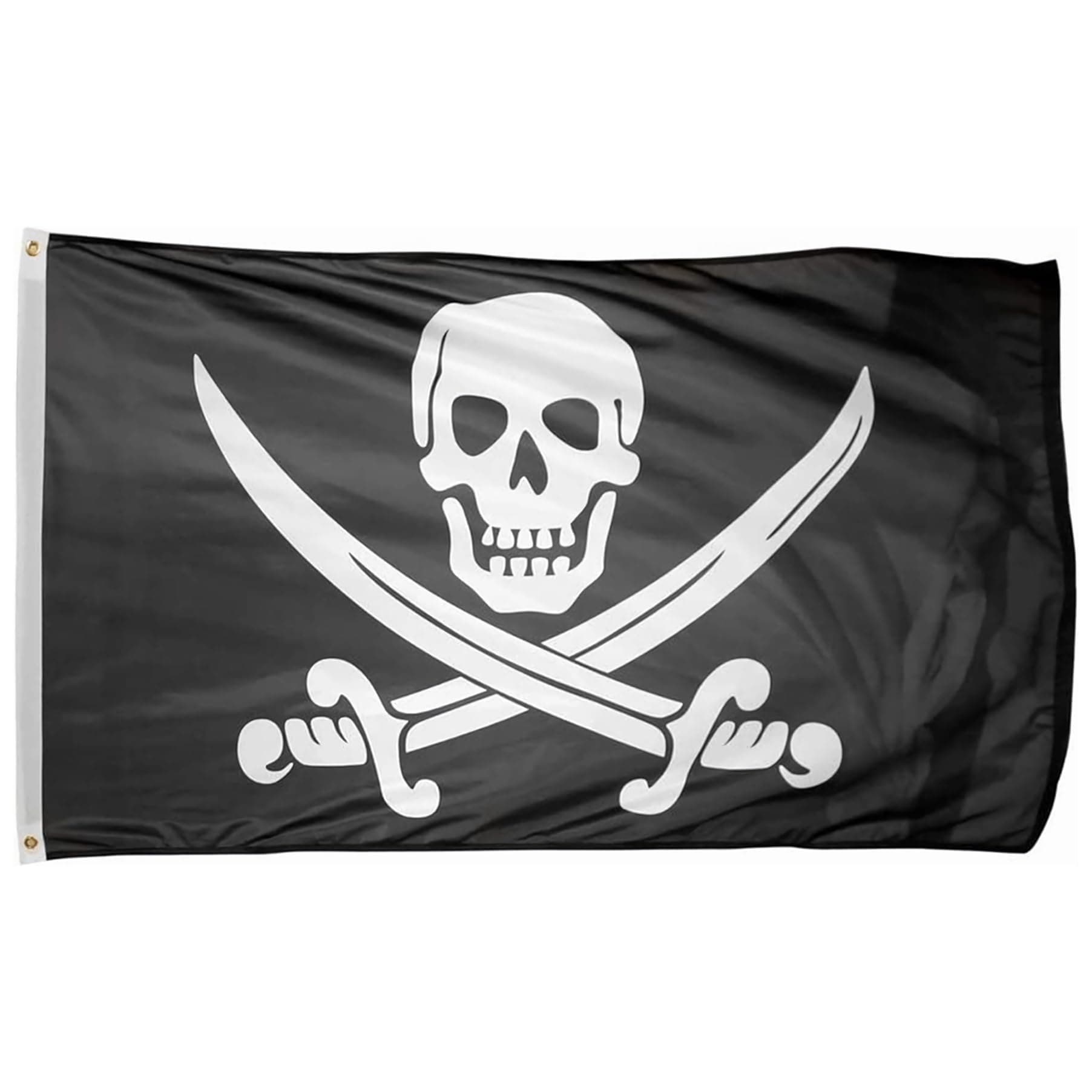 3x5 Ft Pirate Jack Rackham Polyester Flag with Brass Grommets