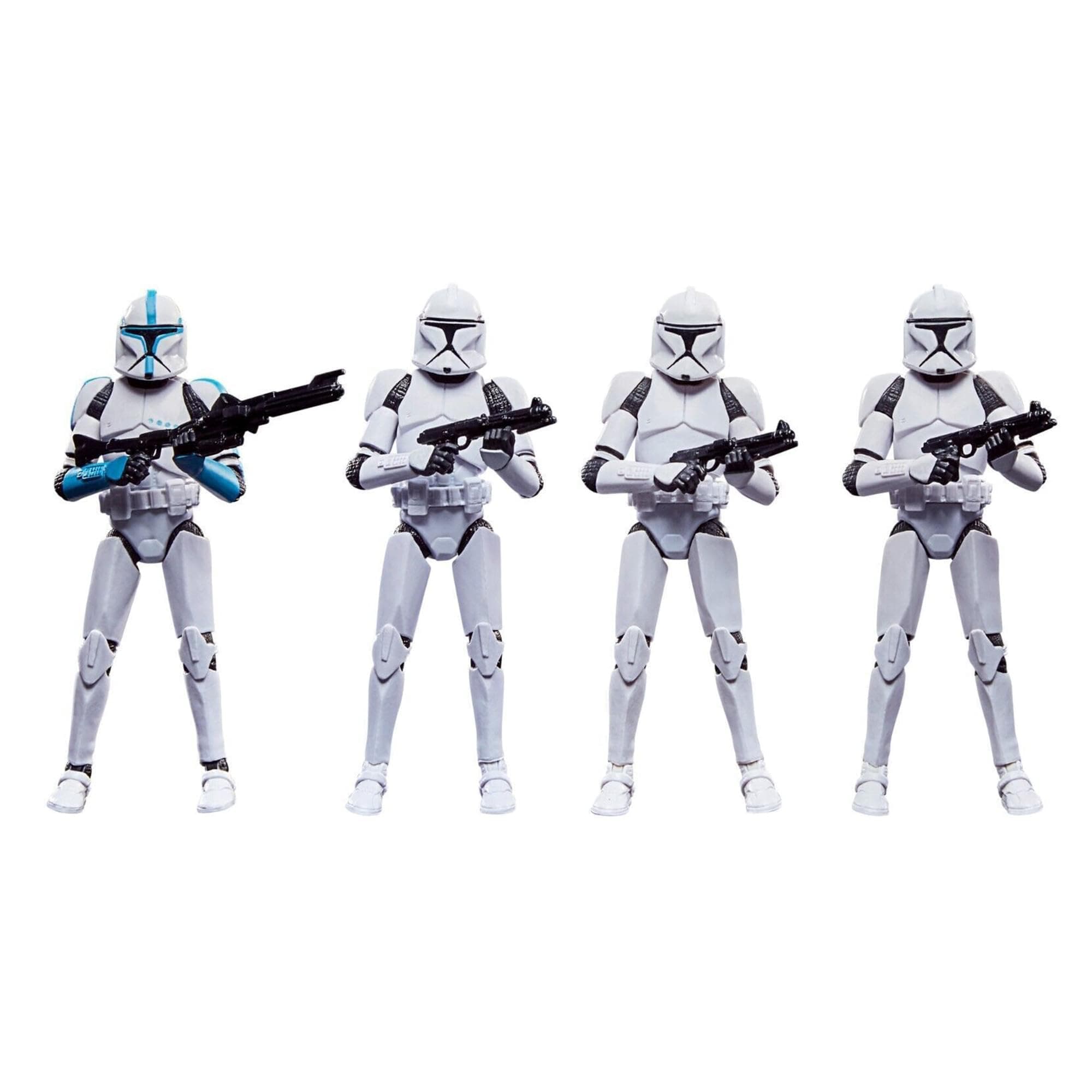 Star Wars The Vintage Collection Phase I Clone Trooper 3.75-Inch-Scale Collectible Action Figure 4-Pack Set F5554 Multicolor by Hasbro Ages 4 and Up