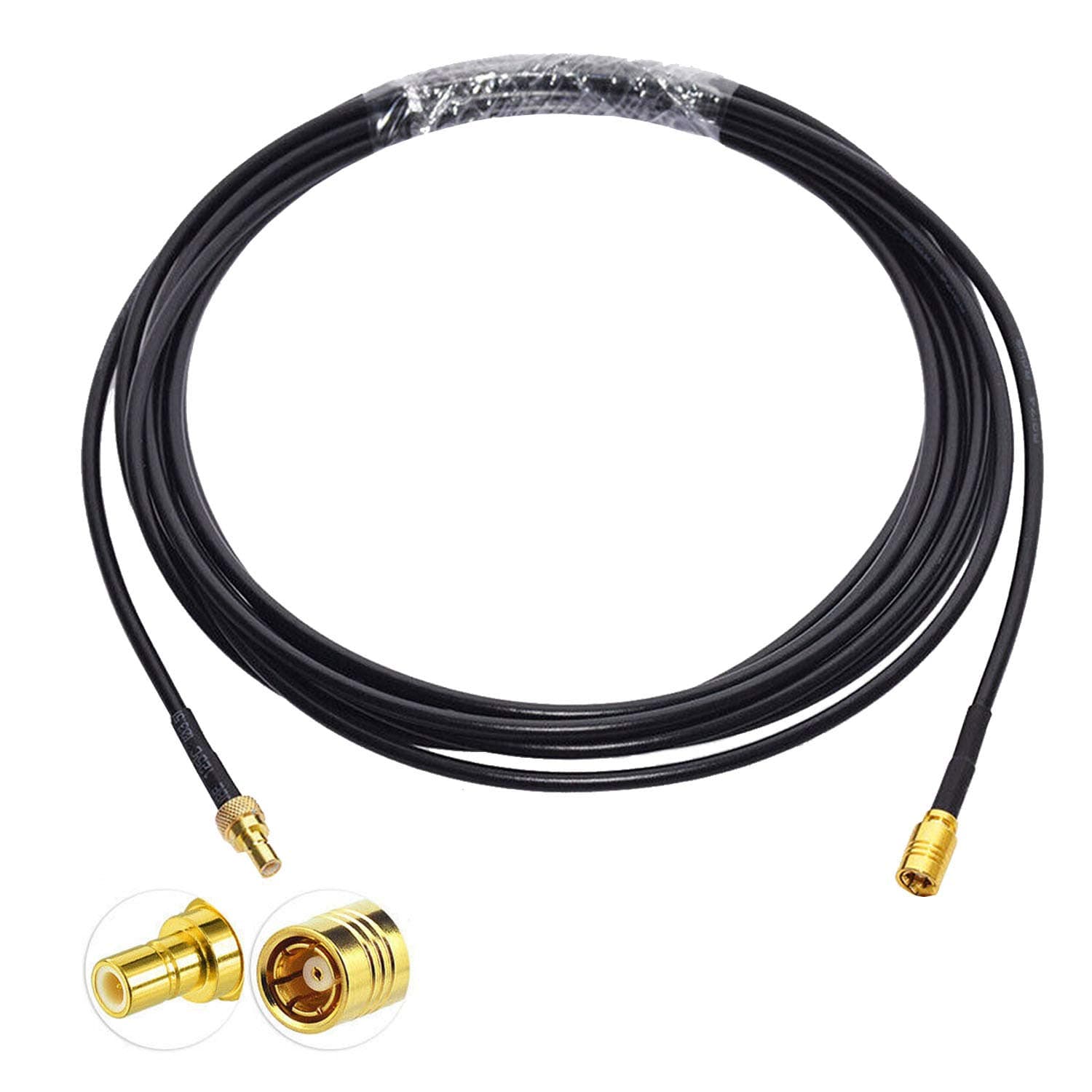 Anina 23' XM Antenna Extension Cable for Sirius Home Vehicle Satellite Radio Stereo Receivers Tune Straight SMB Male to Straight SMB Female