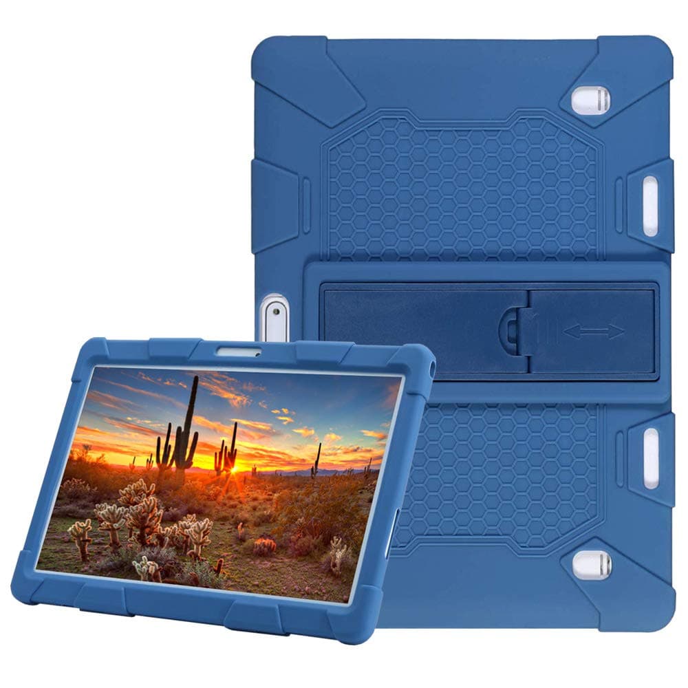 10.1 Inch Silicone Case for Dragon Touch Notepad K10/Max10/Max10 Plus,Lectrus 10,ZONKO K105/Z105,MEIZE K105,FEONAL 10.1,XINGER 10,FLYINGTECH 10.1,TenYiDe TYD-109/108/107,ANTEMPER 10, Navy Blue