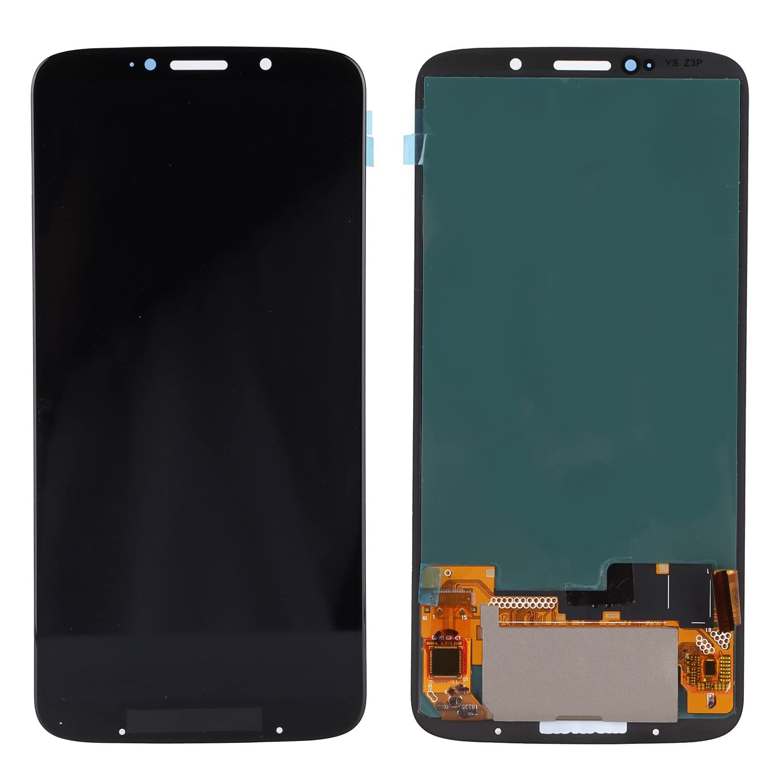 Screen Replacement for Moto Z3 Play, LCD Display Digitizer Assembly Replacement Frame Assembly with Repair Tool Kit,for XT1929