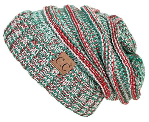 Trendy Warm Oversized Chunky Soft Oversized Cable Knit Slouchy Beanie