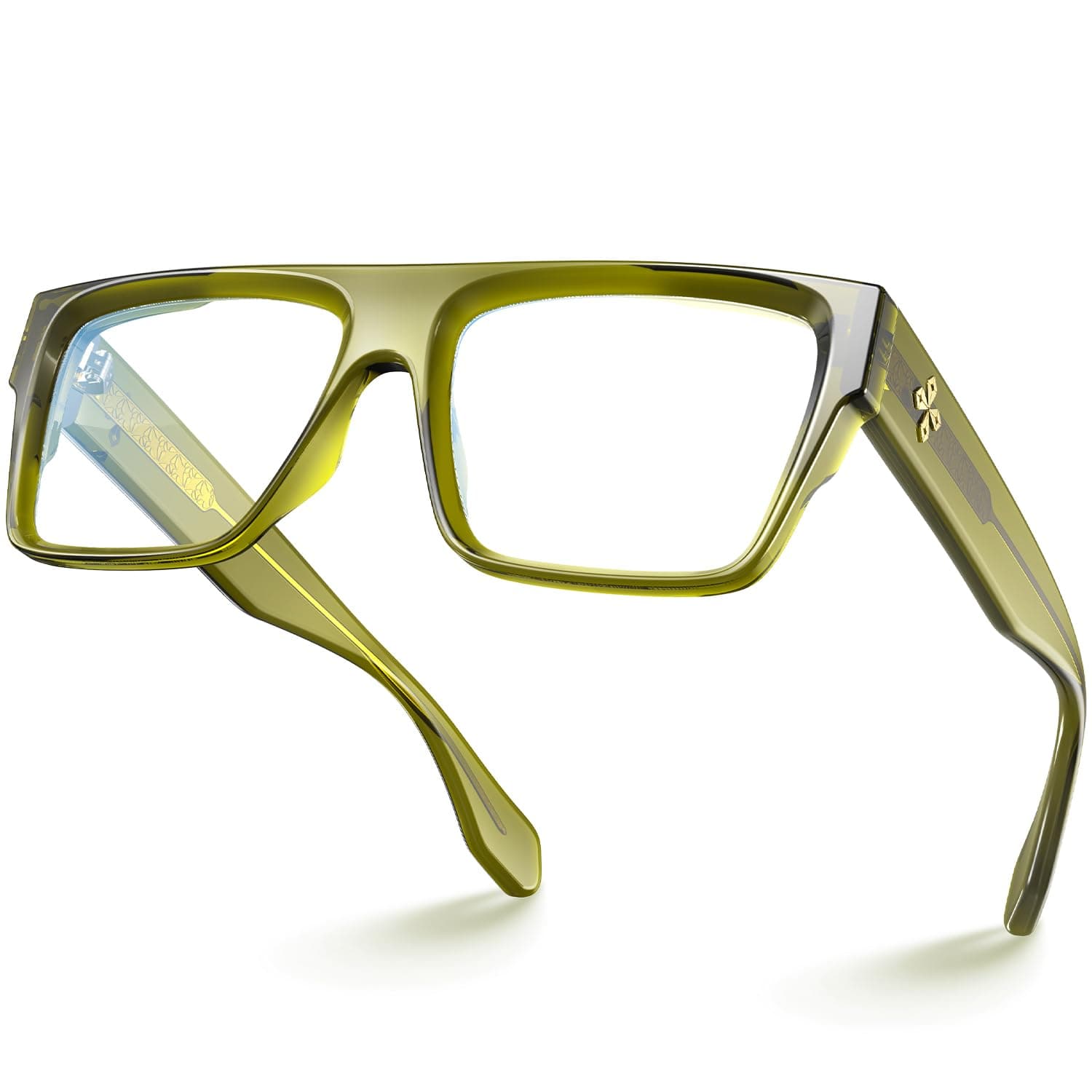 VISOONE Light Weight TR90 Blue Light Blocking Glasses Frame with Anti Glare Eye Protection for Women and Men ALBA