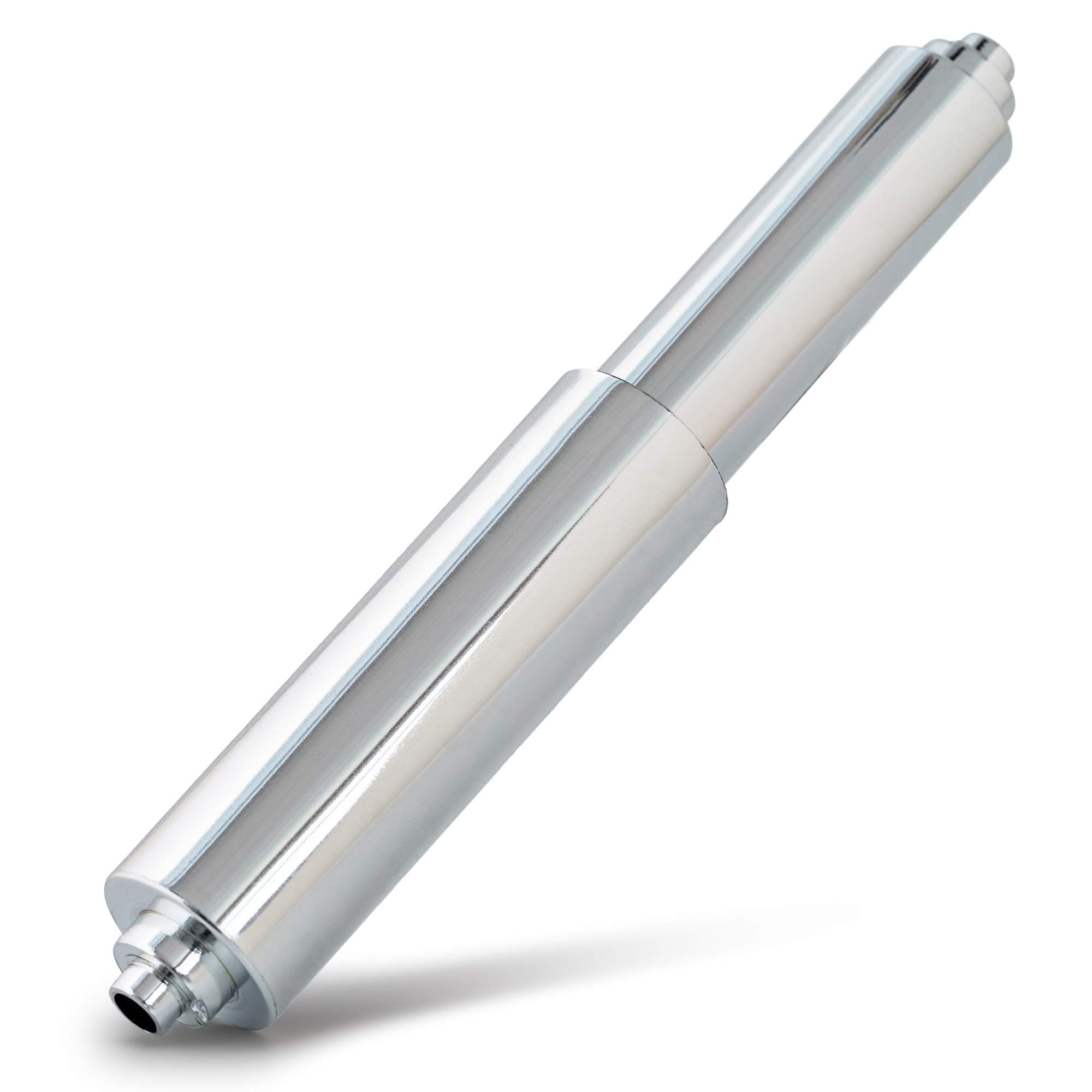 Universal Plastic Spring Loaded Toilet Paper Roll Holder Replacement, Chrome (1, Chrome)