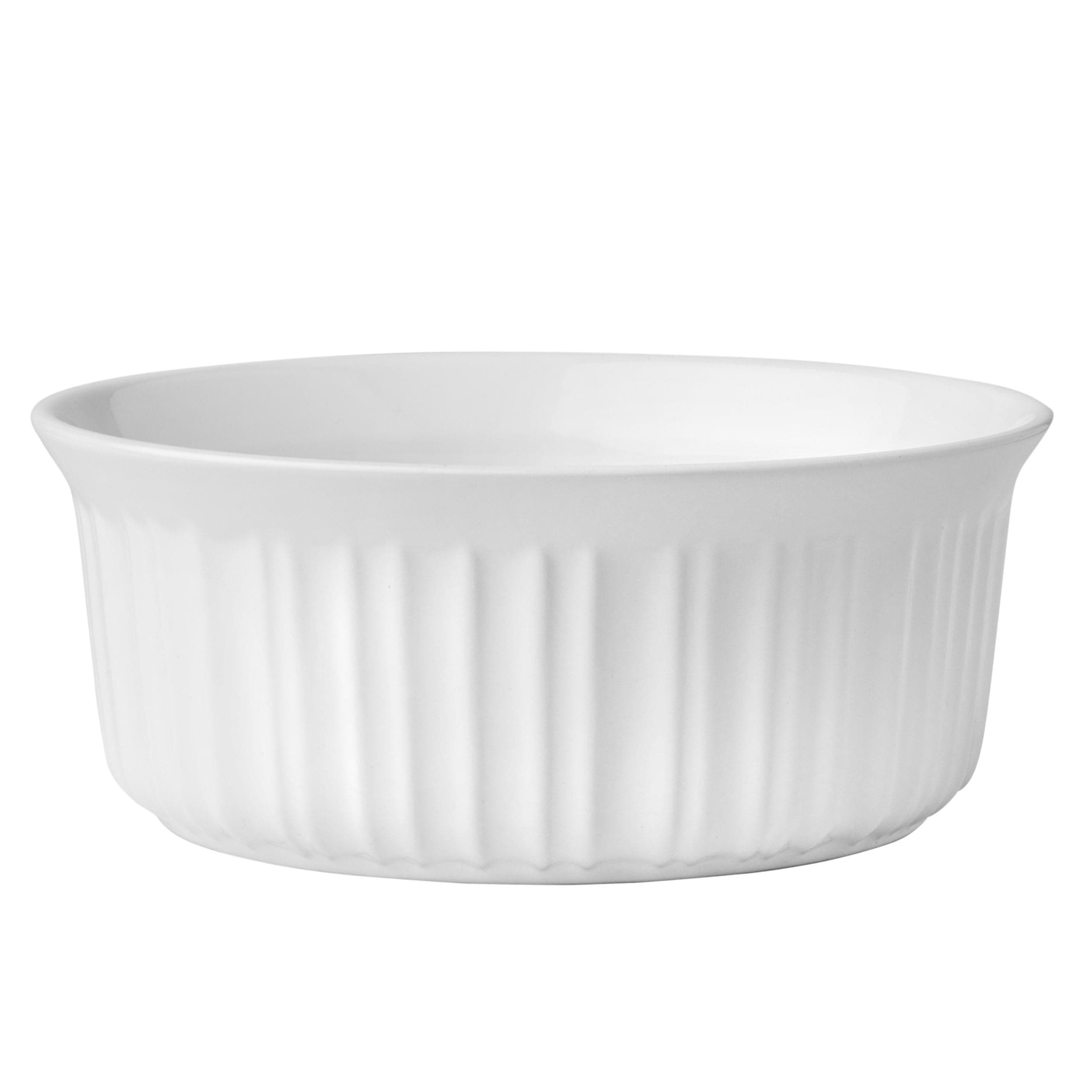 French White Round 1.5 Quart Baking Dish