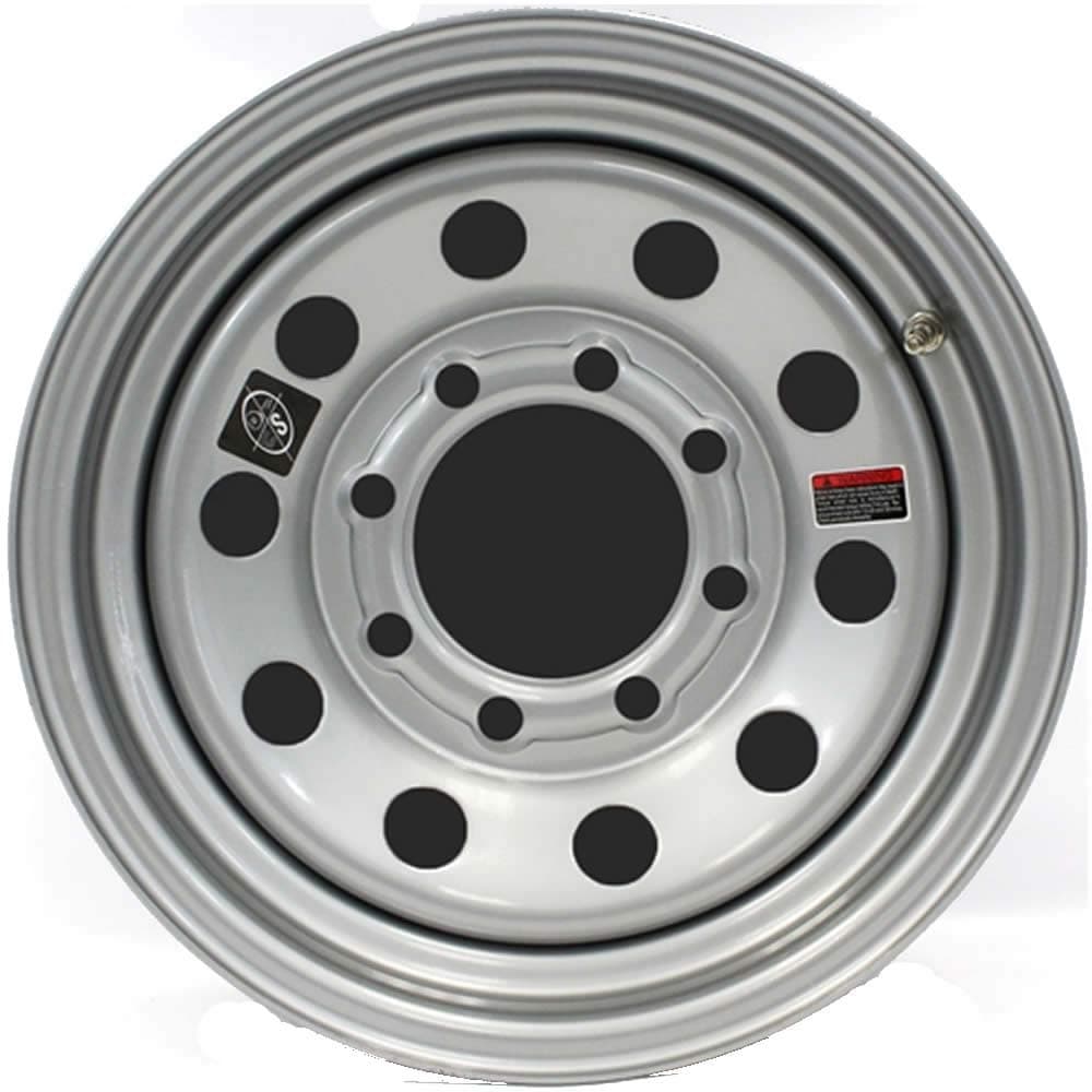 Southwest Wheel 16" x 6" Silver Modular Trailer Wheel (8-6.5" Bolt Circle)