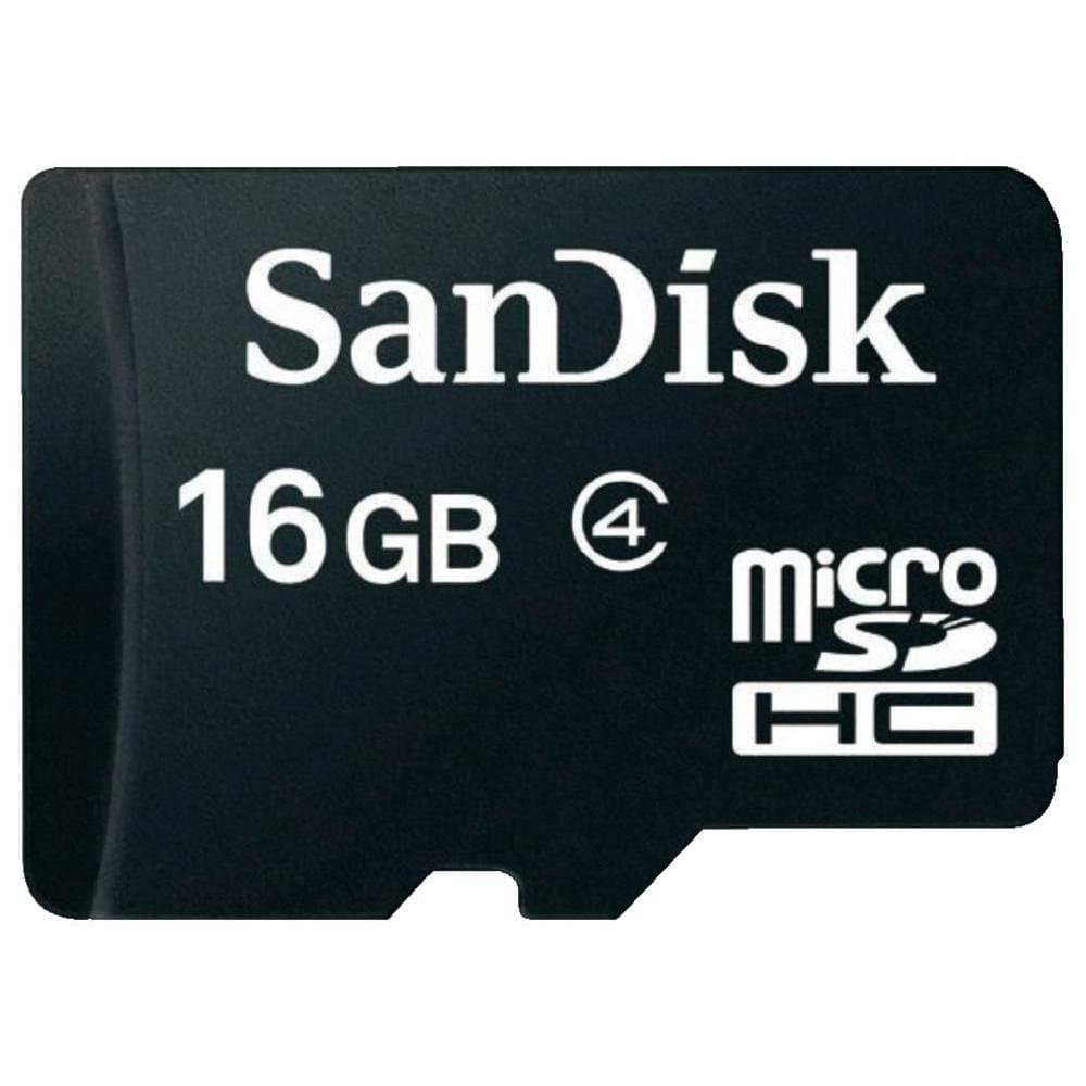 16 GB microSDHC Flash Memory Card SDSDQ-016G (Bulk Packaging) - Class 4